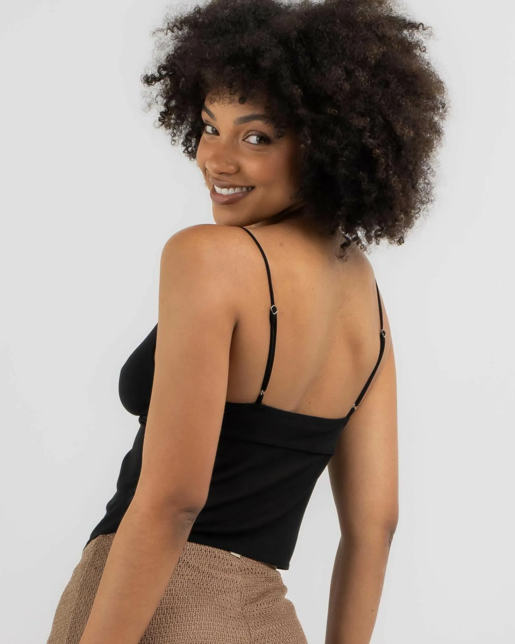 Tops*Ava And Ever Sammy Mesh Top Black