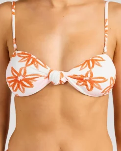 Best Sanctuary Floral Knotted Bandeau Bikini Top Women Bikinis
