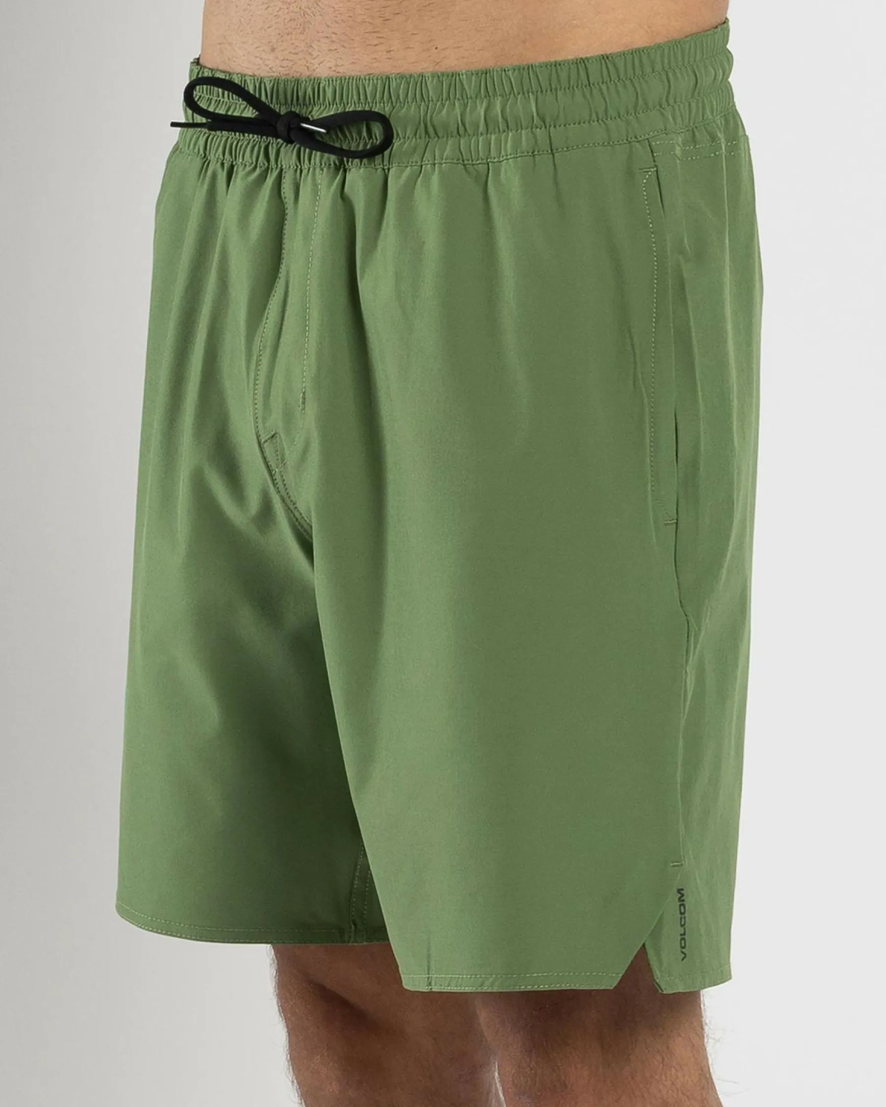 Shorts & Bottoms*Volcom Saturdazze Elastic Waist Shorts Dusty Green