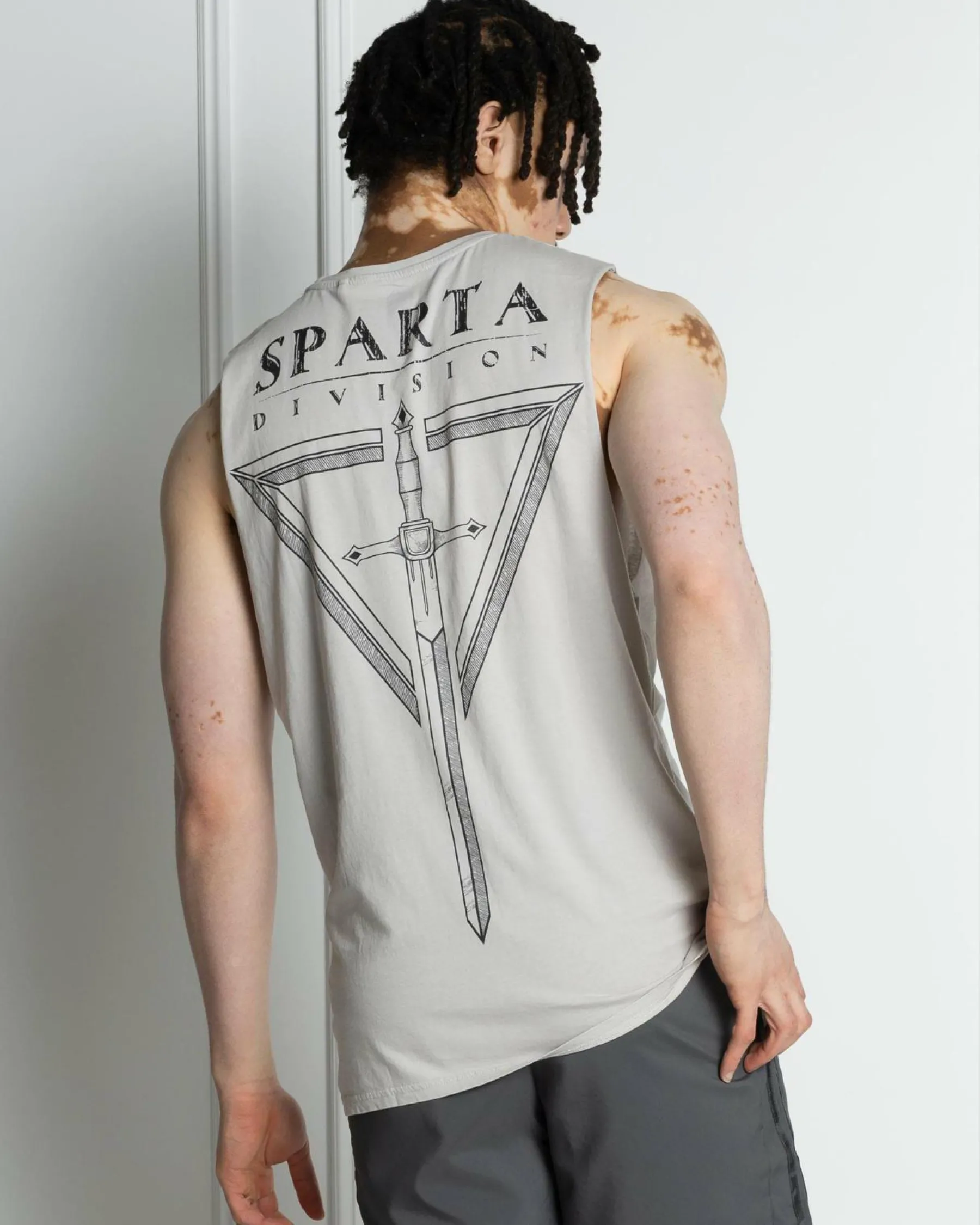 Activewear|Tops & T-Shirts*Sparta Scabbard Muscle Tank Grey Acid