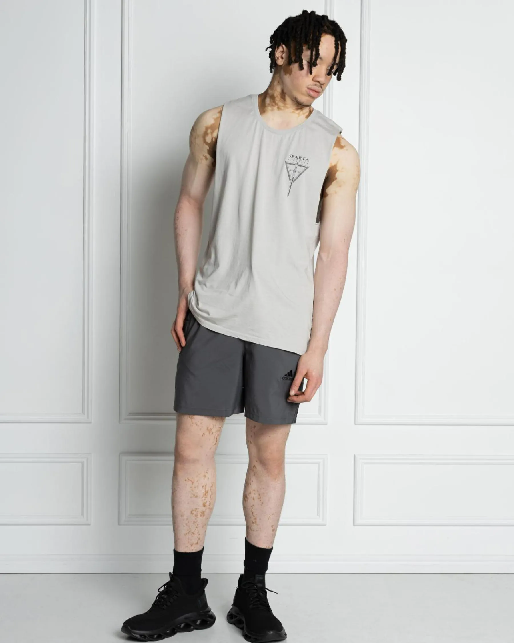 Activewear|Tops & T-Shirts*Sparta Scabbard Muscle Tank Grey Acid