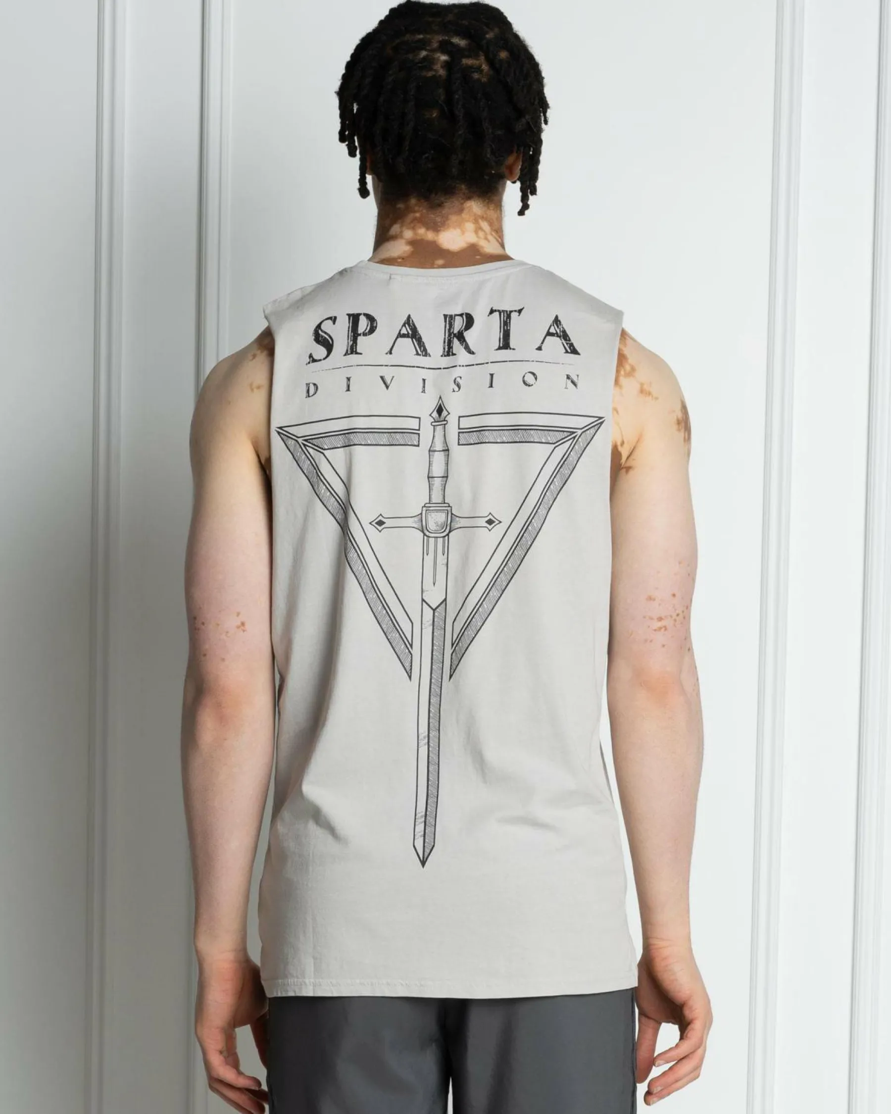Activewear|Tops & T-Shirts*Sparta Scabbard Muscle Tank Grey Acid