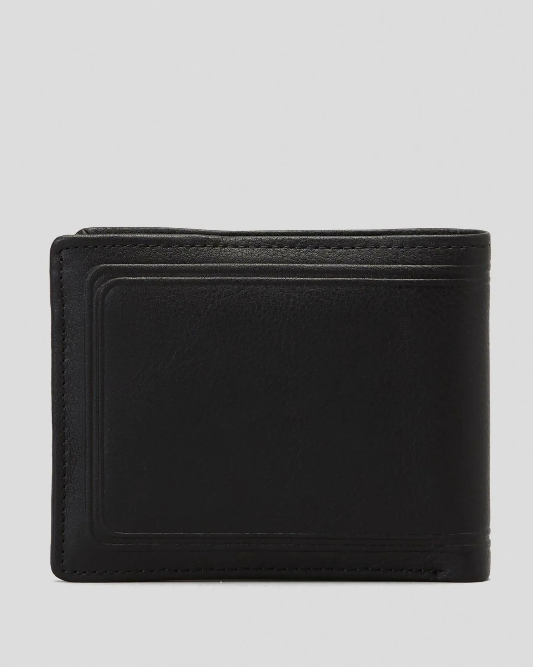 Wallets*Billabong Scope 2 In 1 Leather Wallet Black
