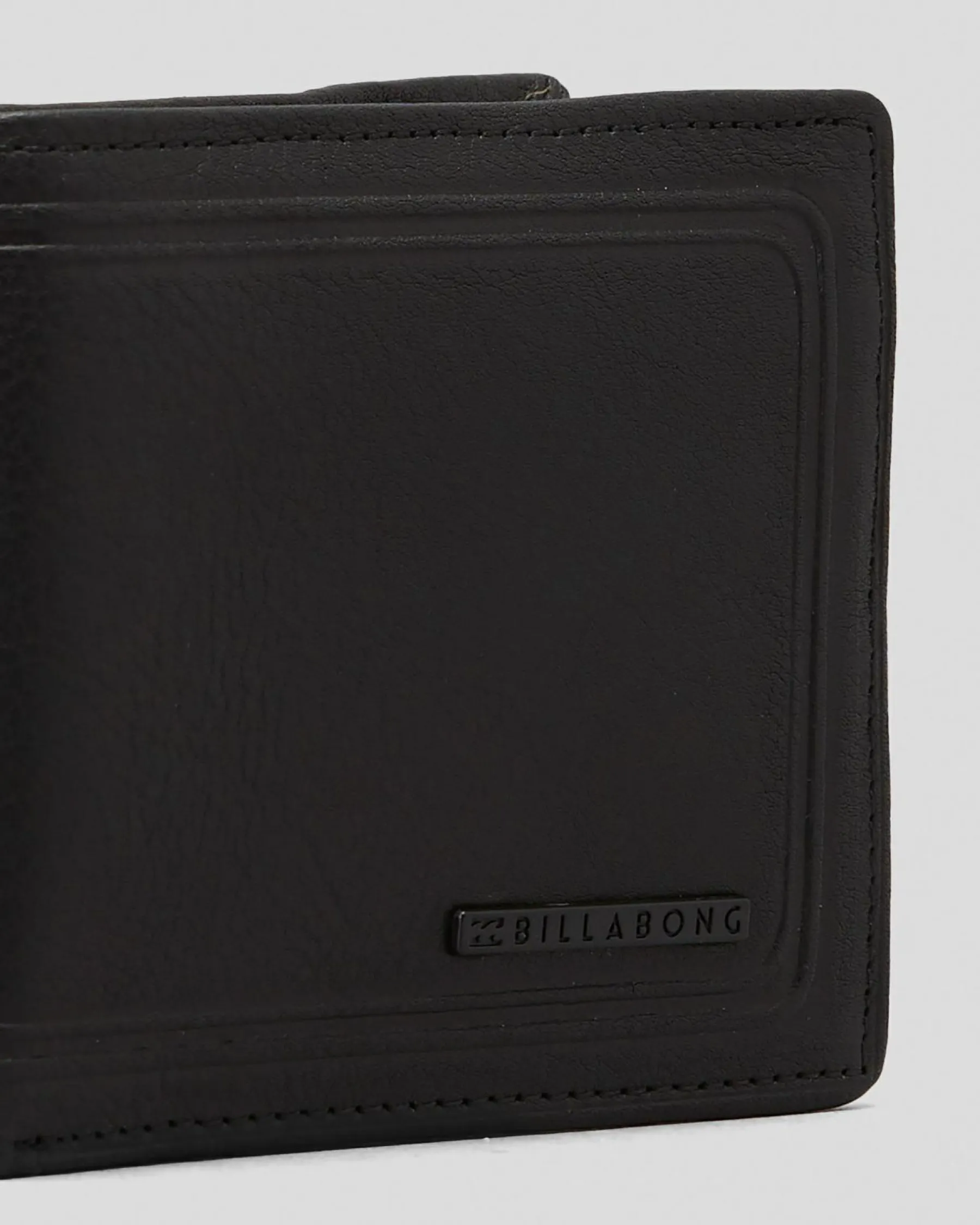 Wallets*Billabong Scope 2 In 1 Leather Wallet Black