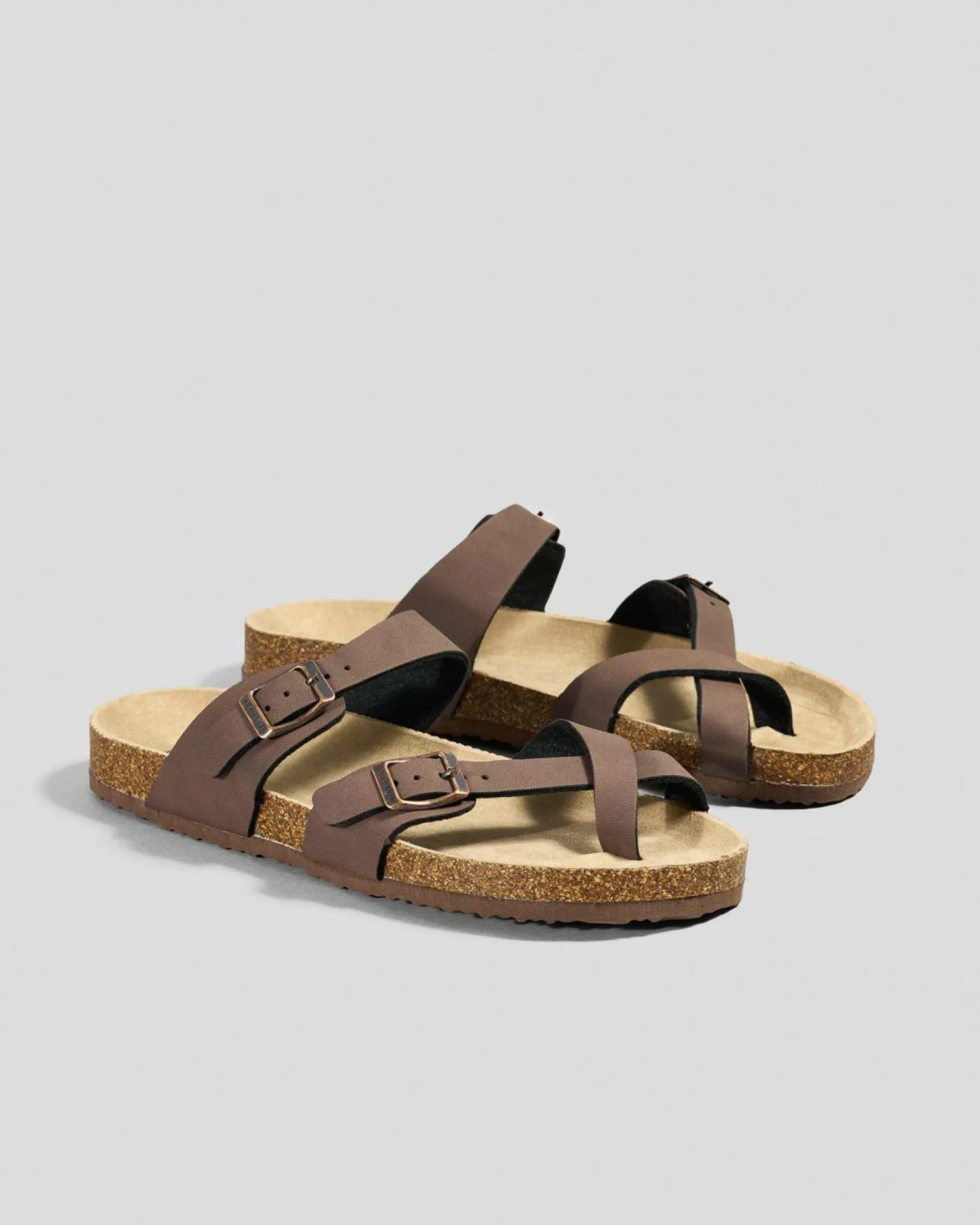 Sandals*Ava And Ever Scout Slide Sandals Mocha