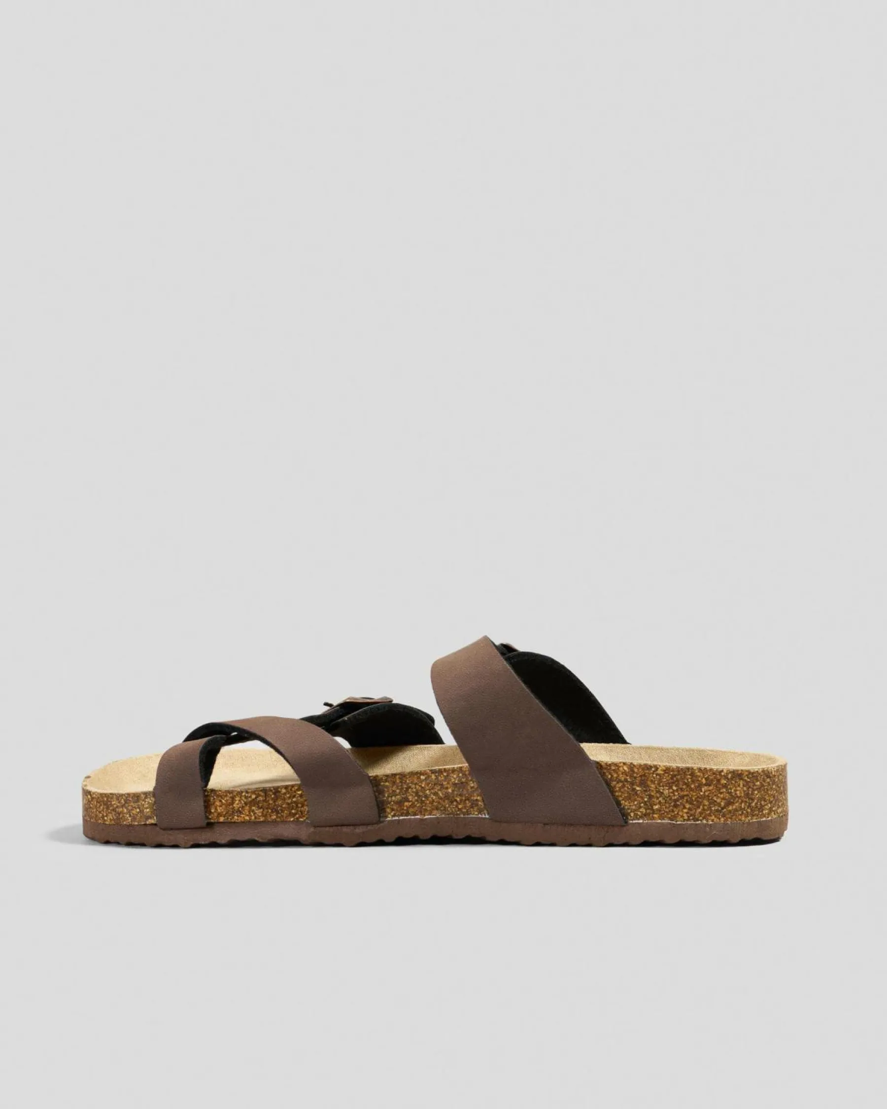 Sandals*Ava And Ever Scout Slide Sandals Mocha