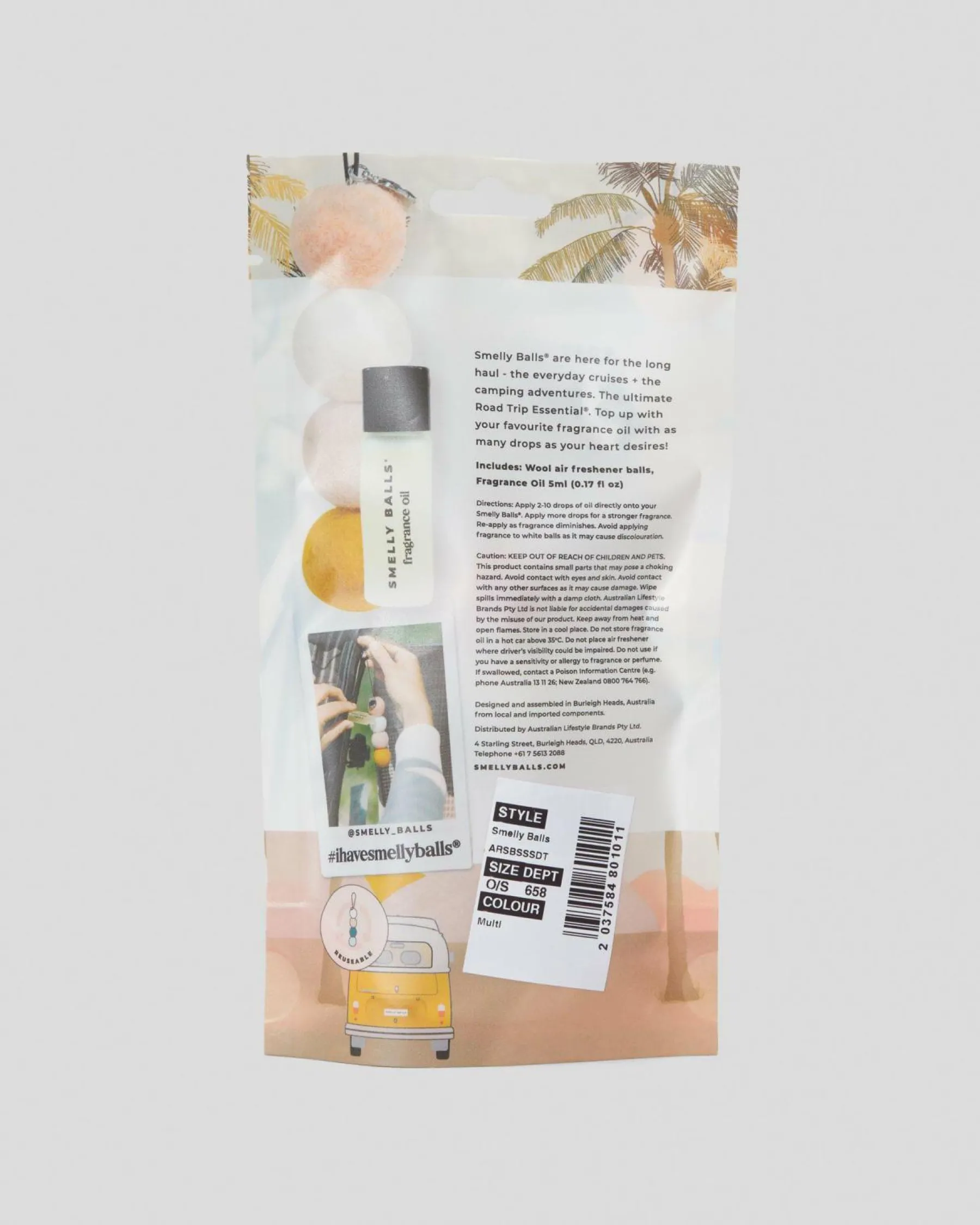 Gifts & Novelty|Gifts & Novelty*Smelly Balls Seeker - Coconut+Lime 5ML Set Multi