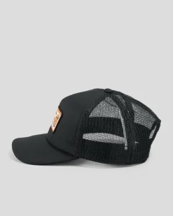 Headwear*RVCA Service Foamy 2 Trucker Cap Black 2