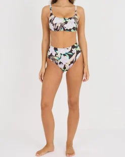 Bikinis*Billabong Shadow Tropic Mia DD Bralette Bikini Top Multi