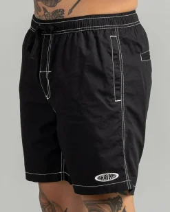 Board Shorts|Shorts & Bottoms*Thrills Shadowless Volley Shorts Black