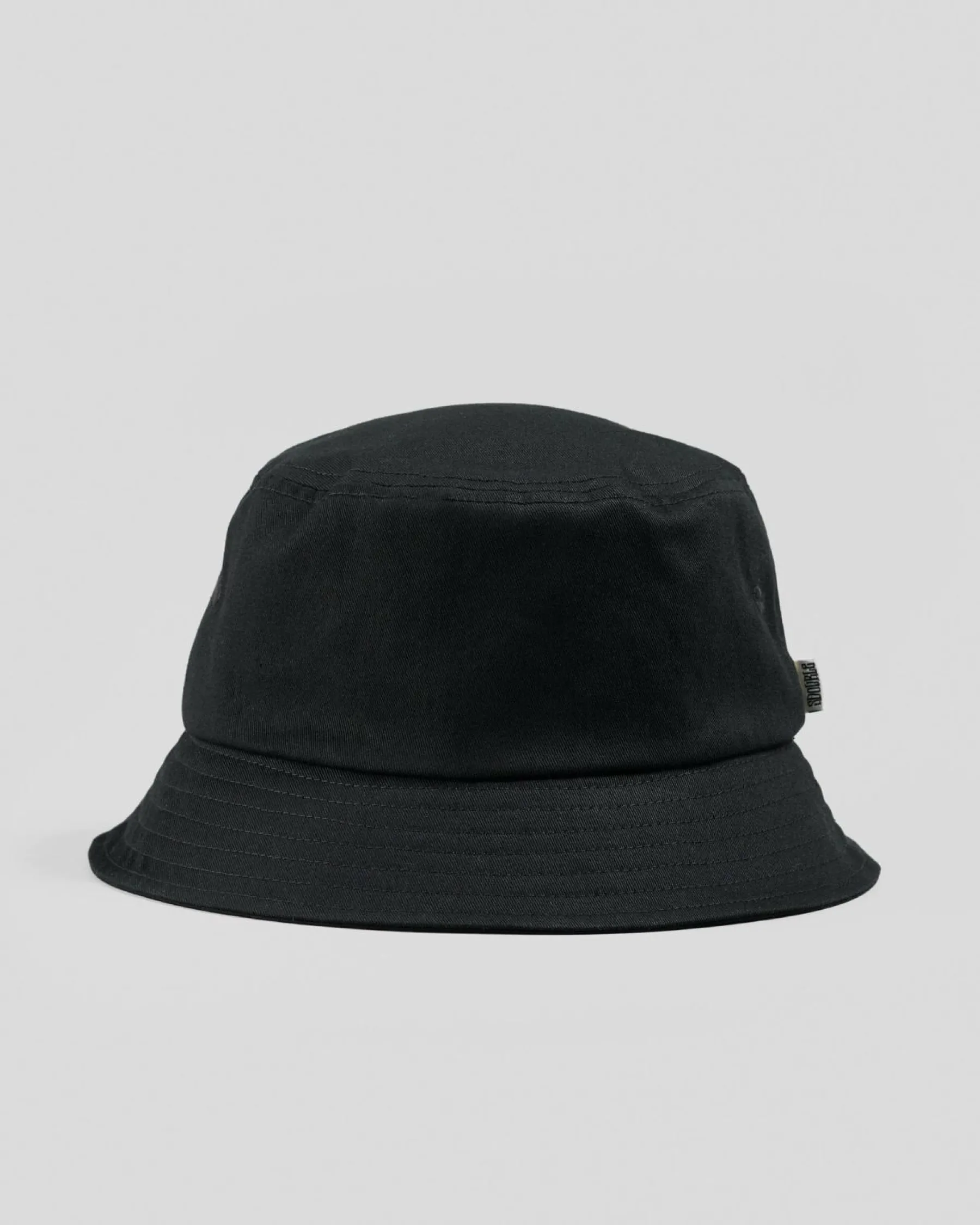 Headwear*S-Double Shawn Script Bucket Hat Black