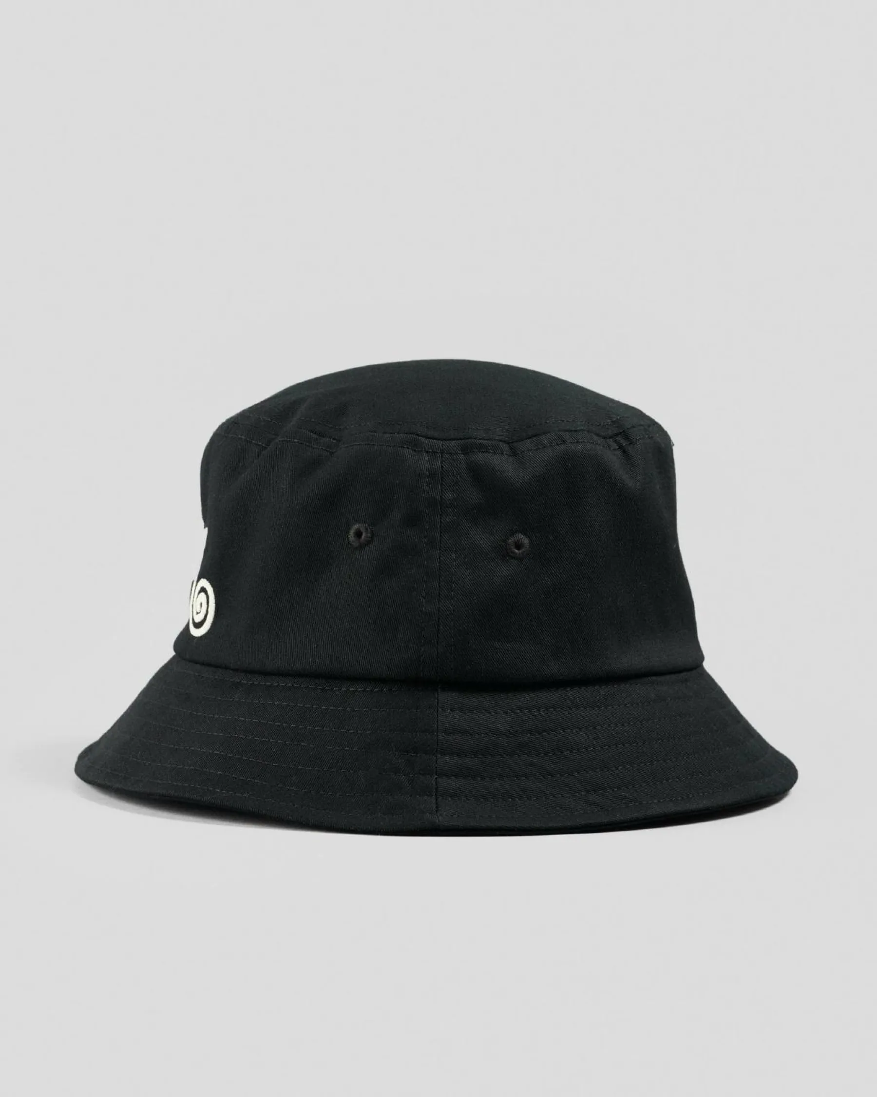 Headwear*S-Double Shawn Script Bucket Hat Black