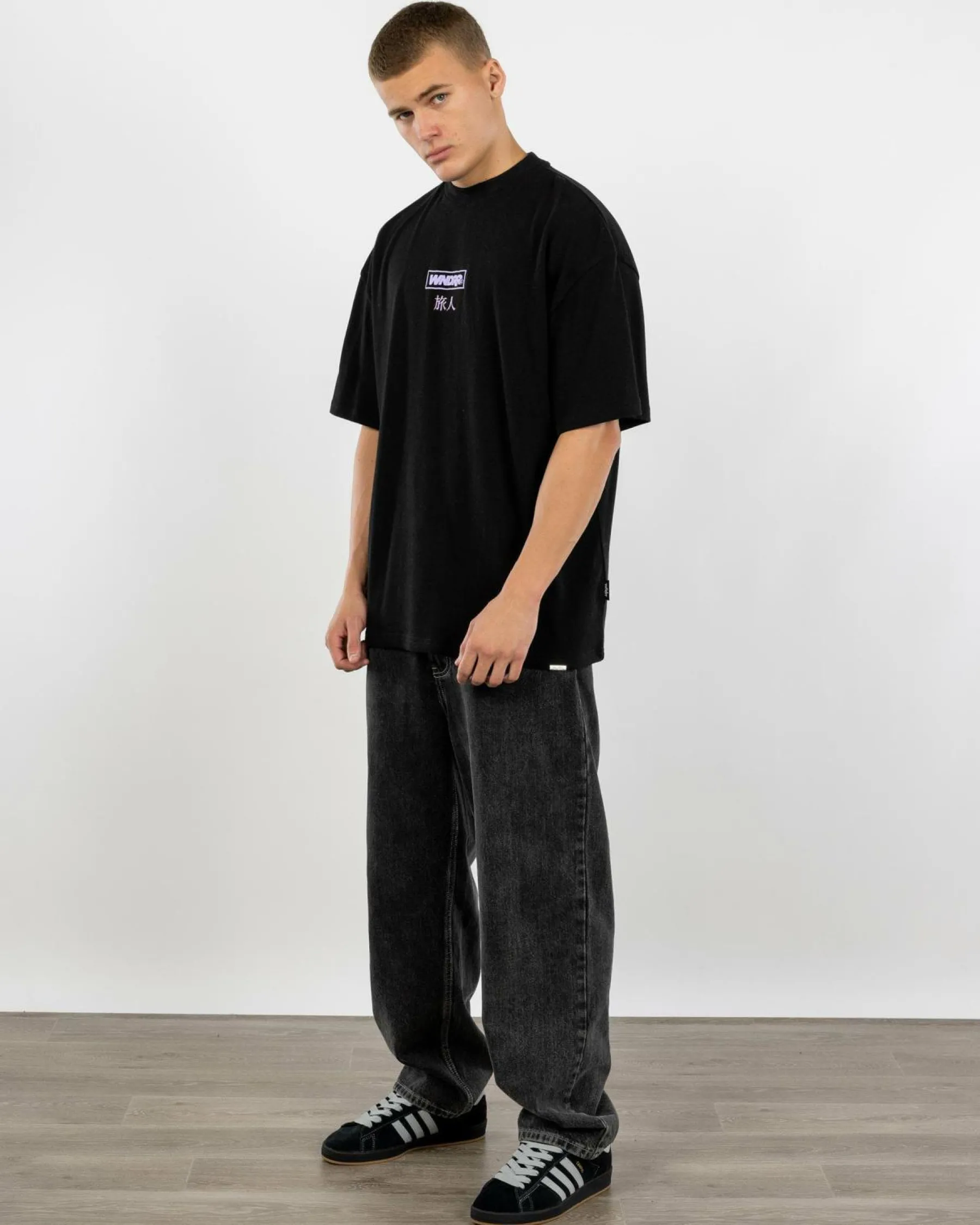 Tops & T-Shirts*Wndrr Shodo Heavy Weight T-Shirt Black