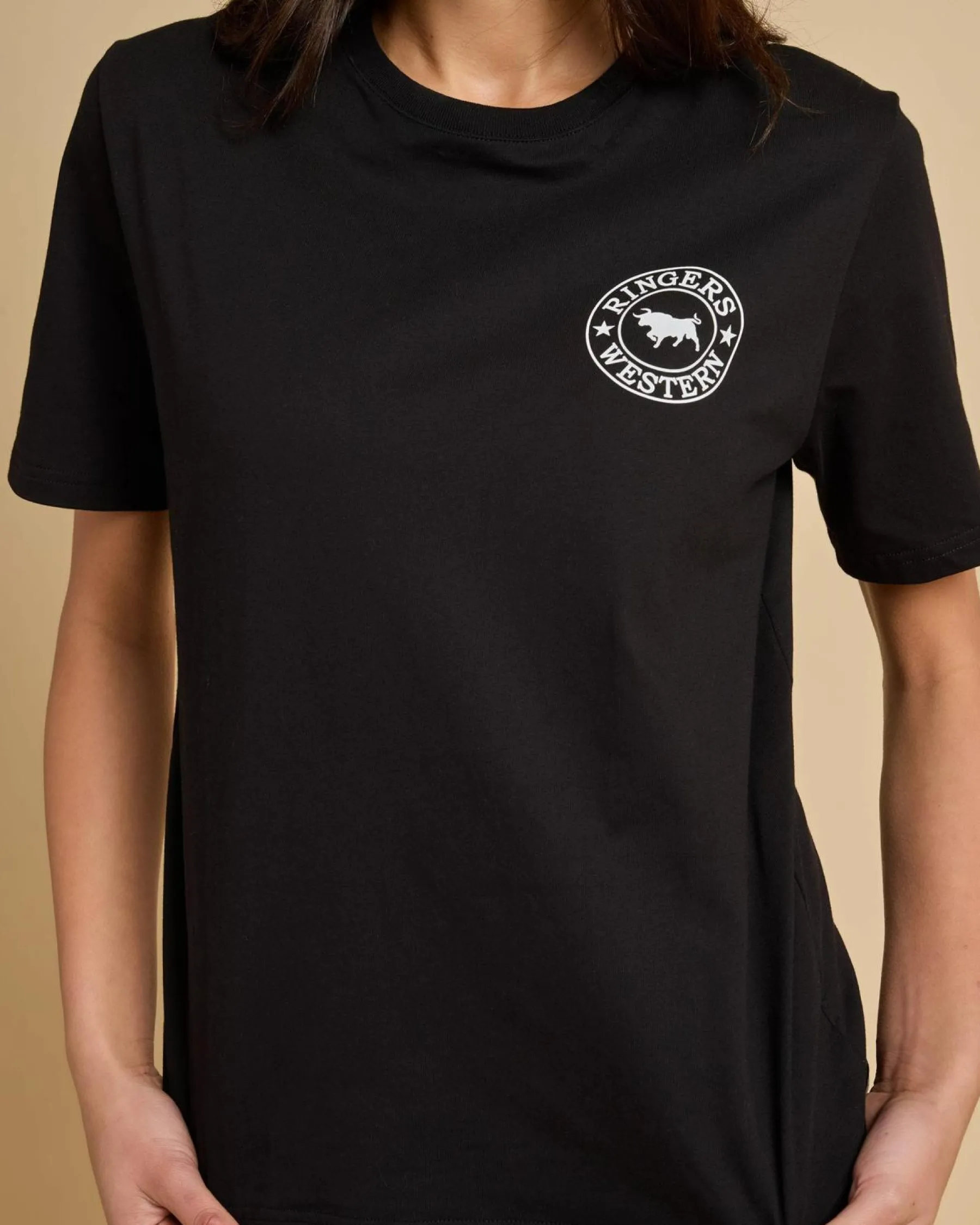 New Signature Bull Loose Fit T-Shirt Women Tops