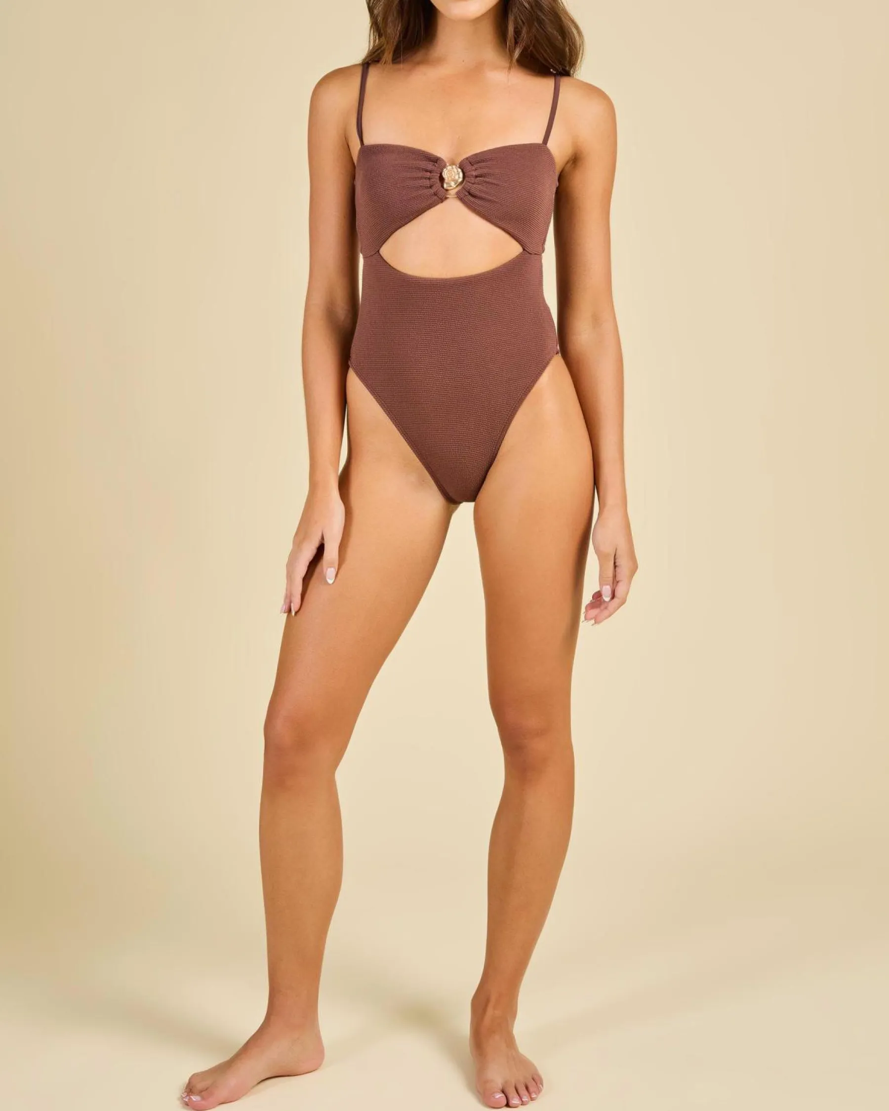 Hot Silvena One-Piece Swimsuit Women One Pieces