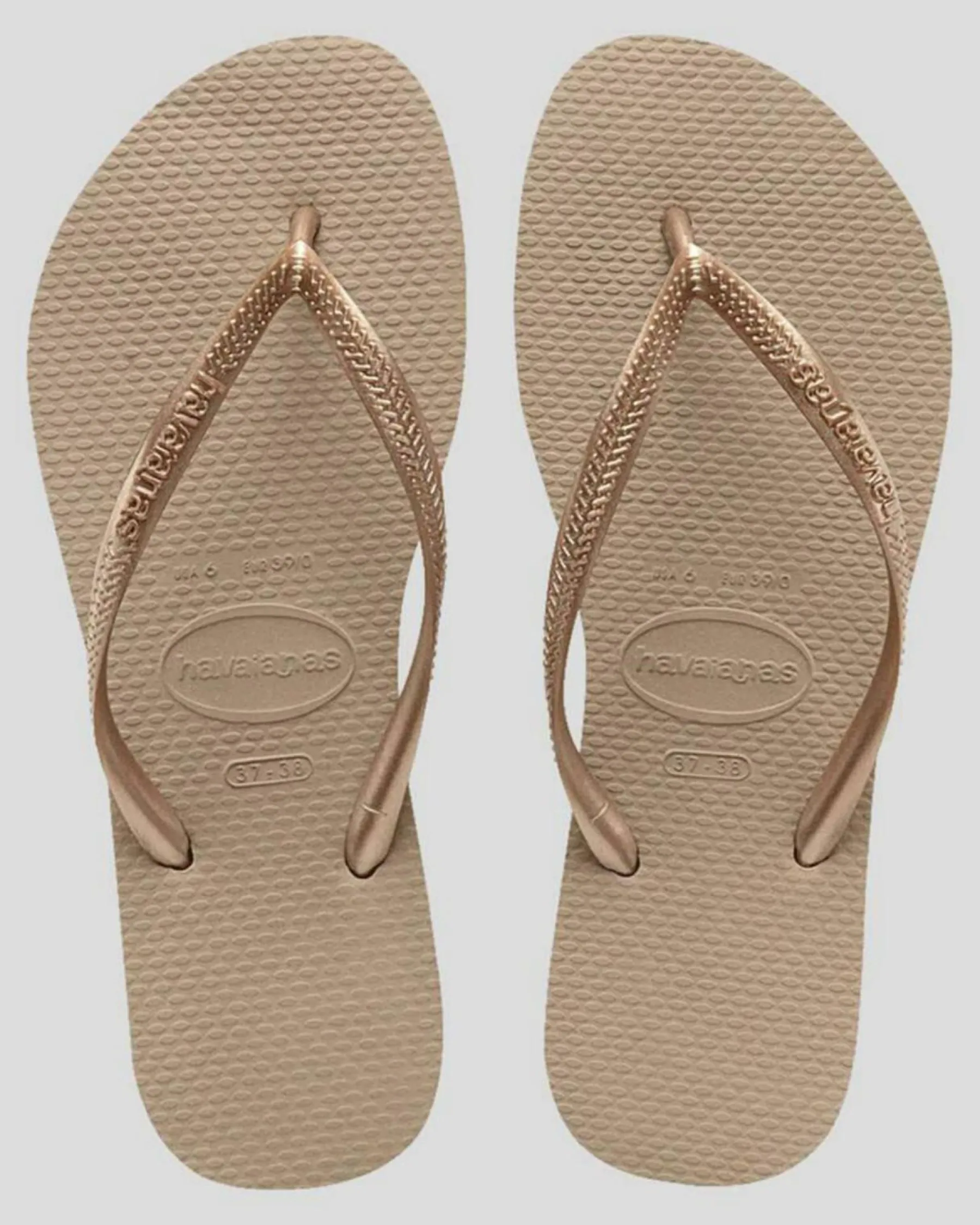 Outlet Slim Metallic Thongs Women Flip Flops