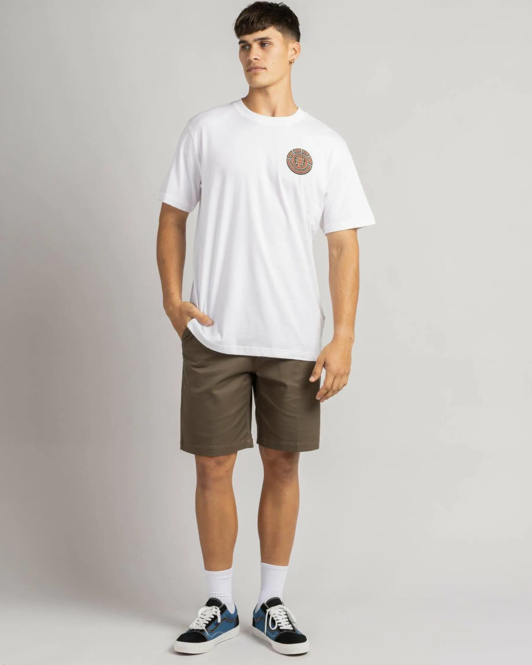Tops & T-Shirts*Element Snakehood T-Shirt Optic White
