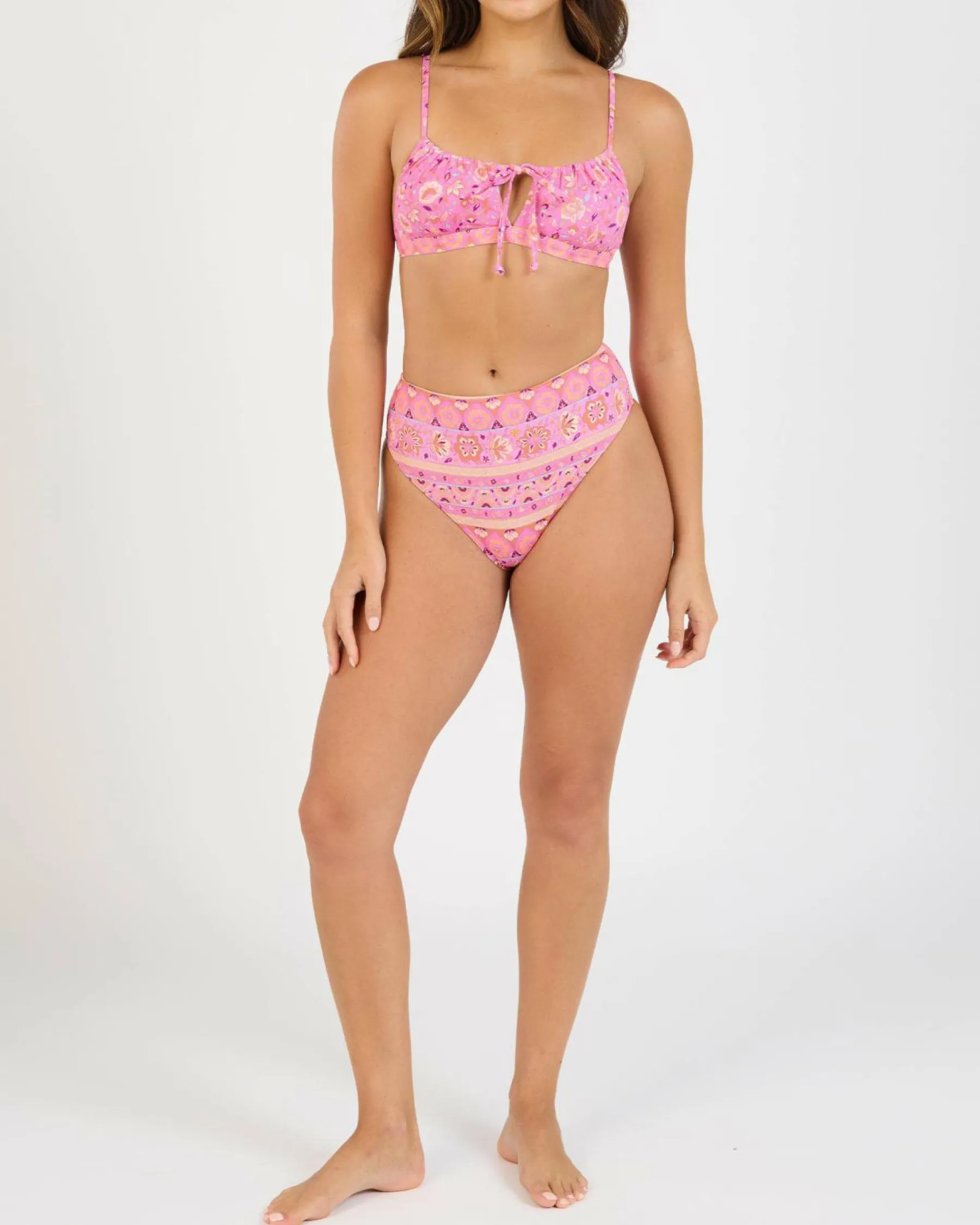 Bikinis*Billabong Sol Song Coco Bralette Bikini Top Multi
