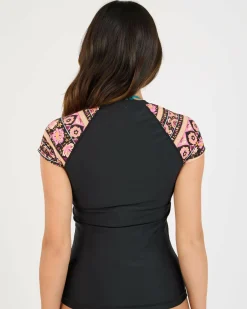 Sale Sol Song Wahine Cap Sleeve Rash Vest Women Rash Vests