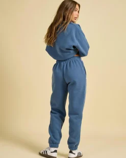 Sets|Activewear*Rusty South Cuffed Low Rise Track Pants Atlantic Blue
