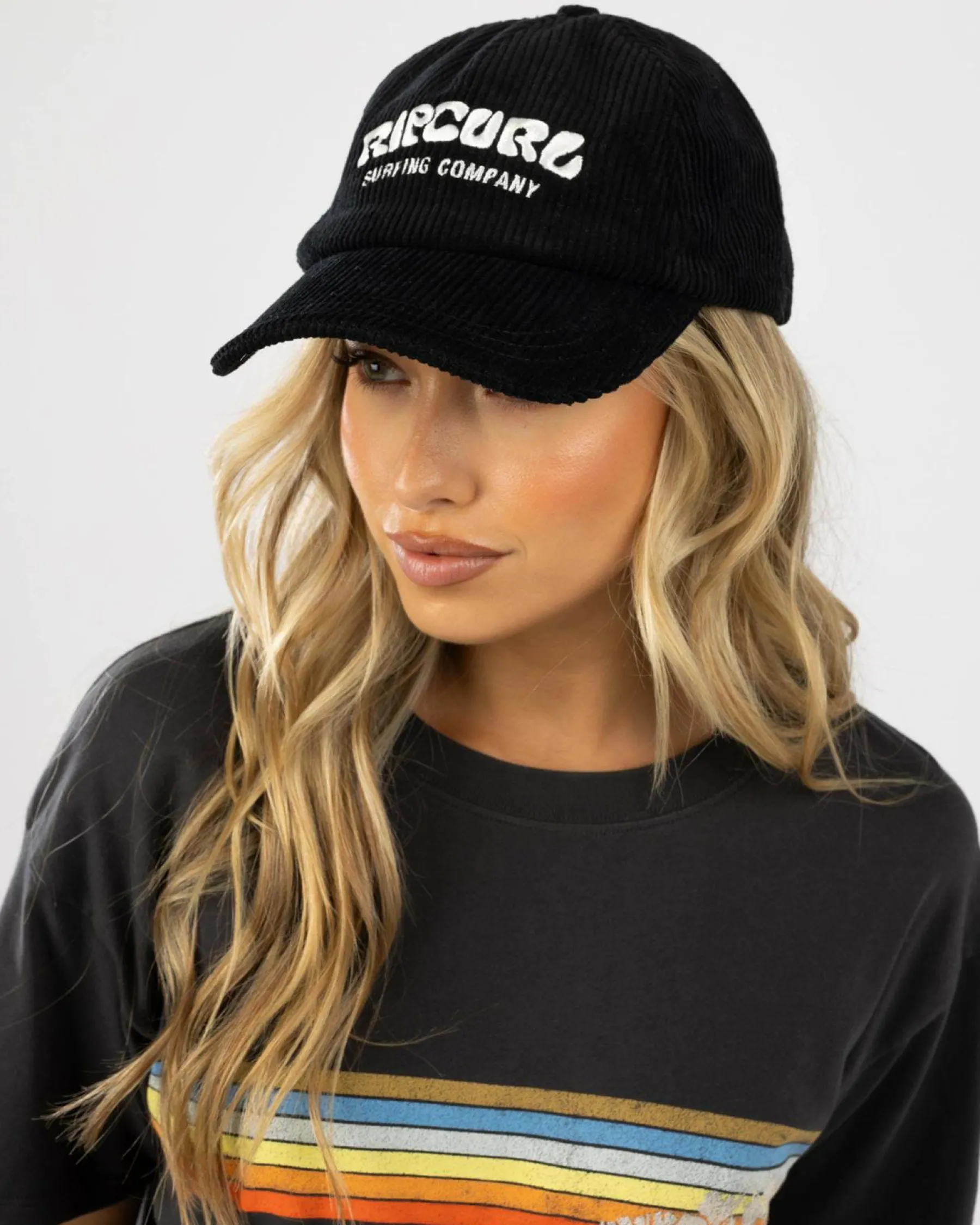 Headwear*Rip Curl Split Surf Cord Cap Black