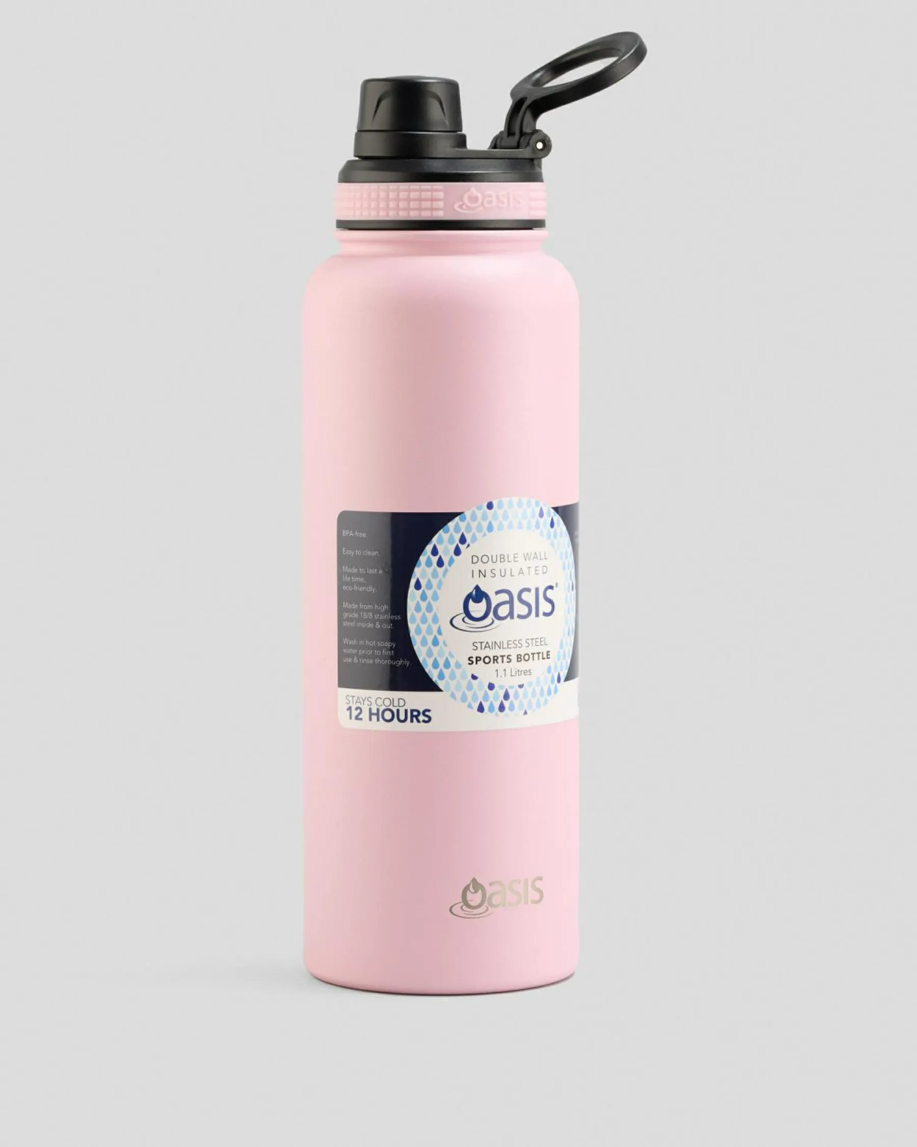 Sale Stainless Steel 1.1L Challenger Drink Bottle Women Bottles & Lunch Boxes|Bottles & Lunch Boxes