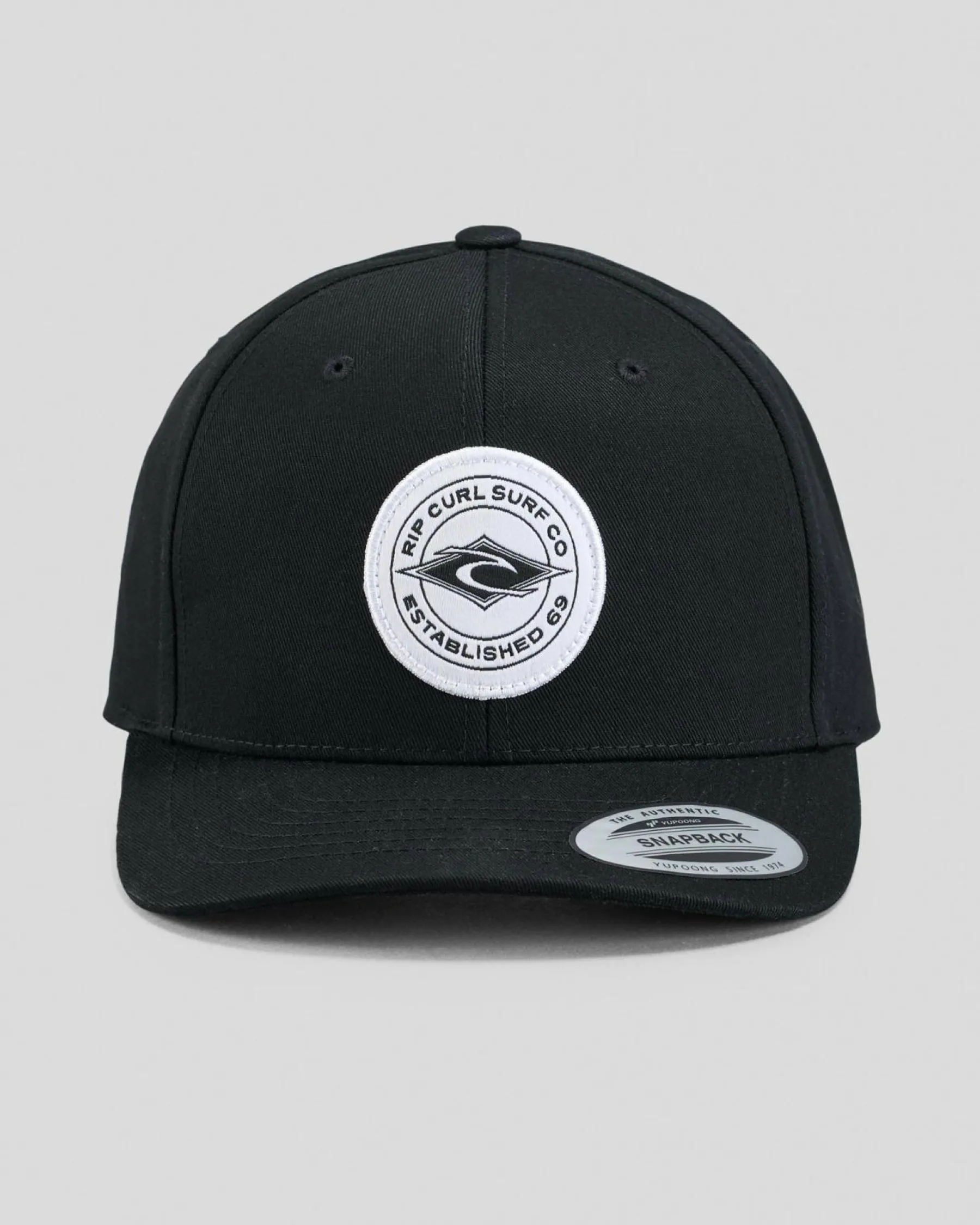Headwear*Rip Curl Stapler Snapback Cap Black