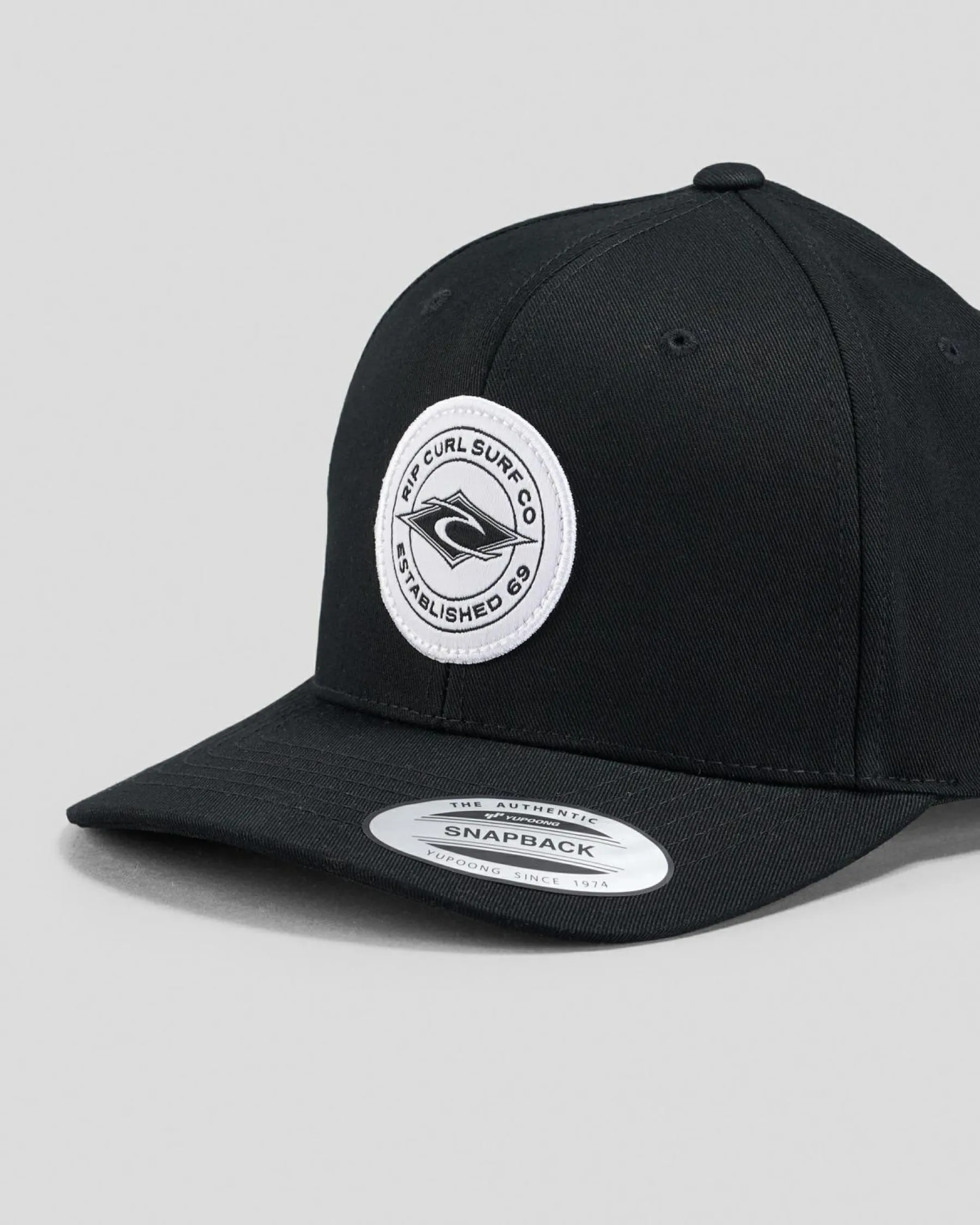 Headwear*Rip Curl Stapler Snapback Cap Black