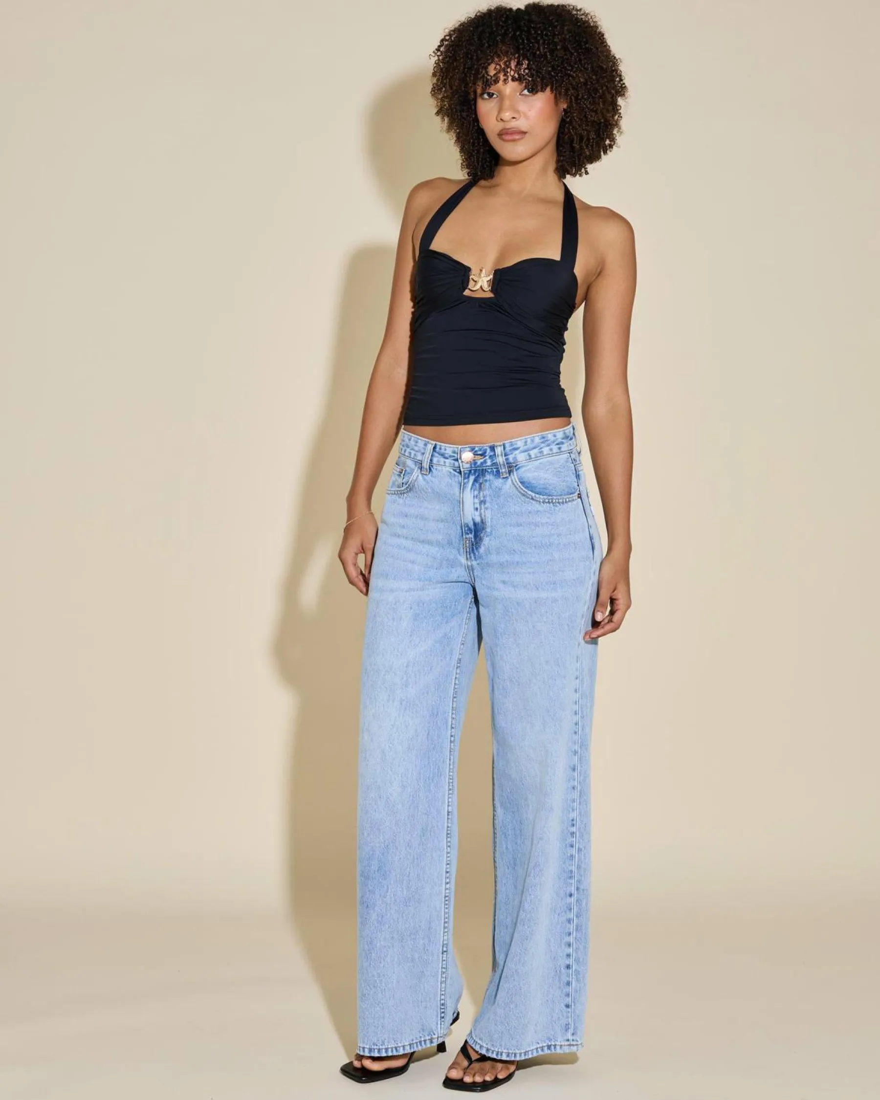 Online Star Halter Top Women Tops