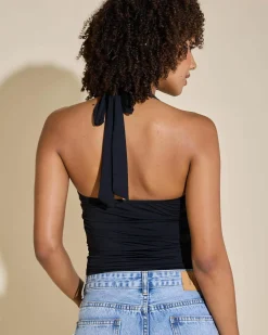 Online Star Halter Top Women Tops