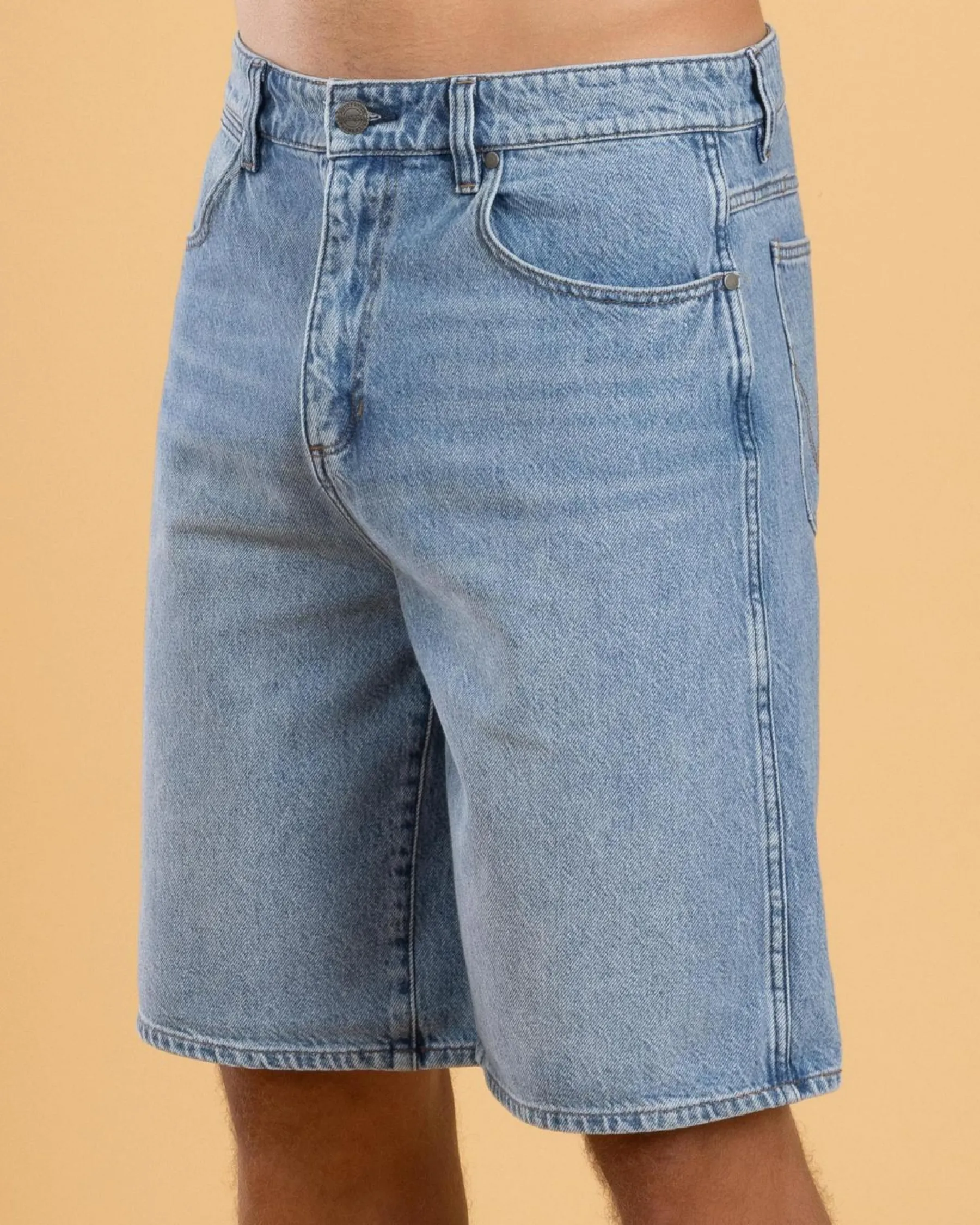 Denim|Shorts & Bottoms*Wrangler Steezy Baggy Shorts Utah Blues