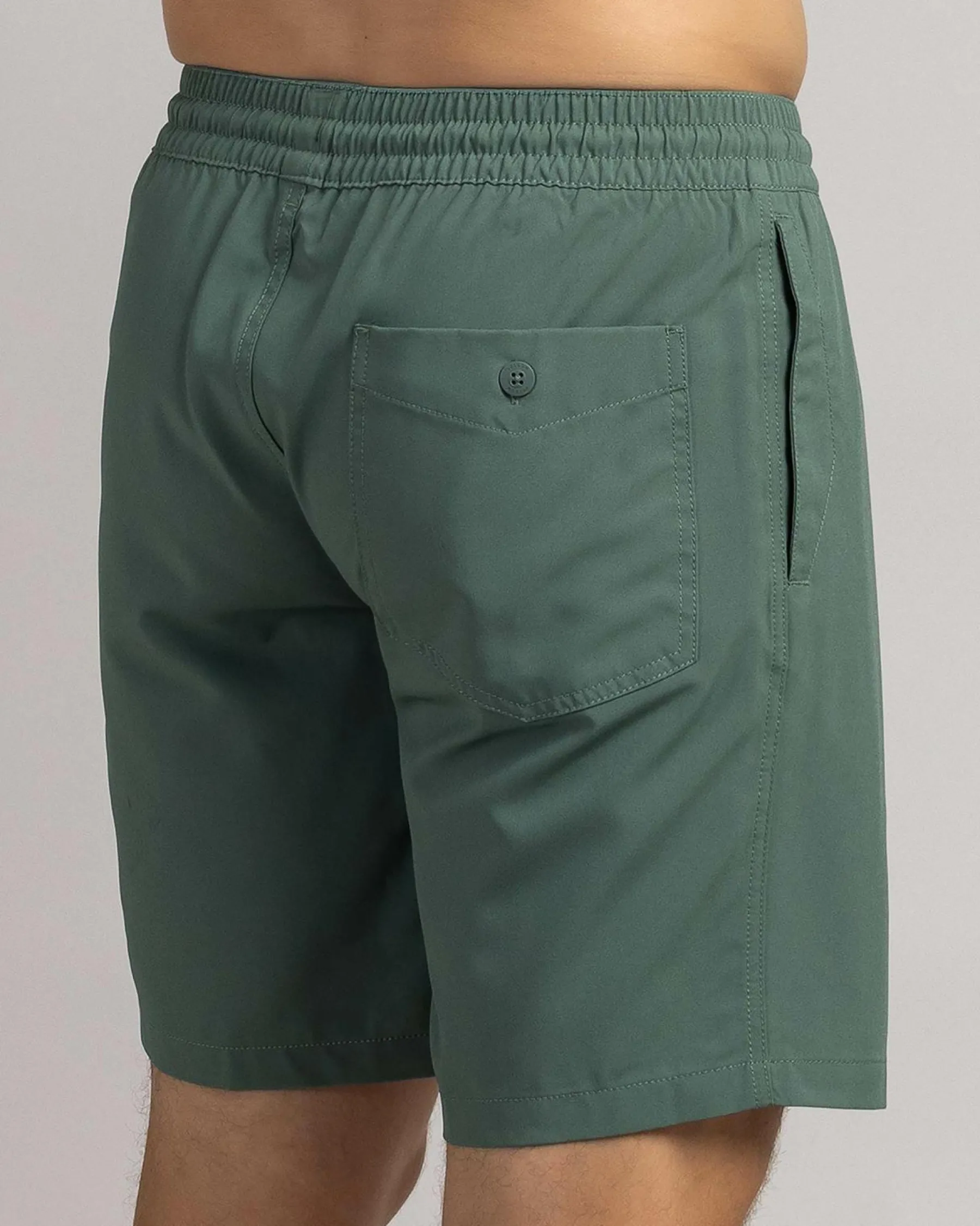 Shorts & Bottoms*Volcom Stones Hybrid Elastic Waist Shorts Dark Forest