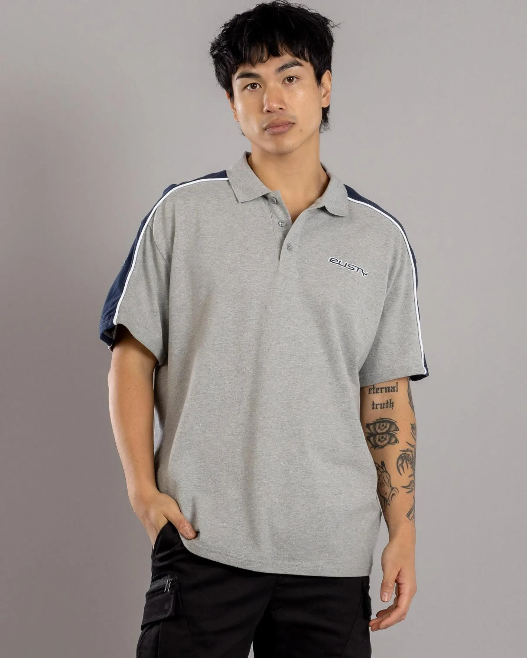 New Straight Shooter Polo Shirt Tops & T-Shirts