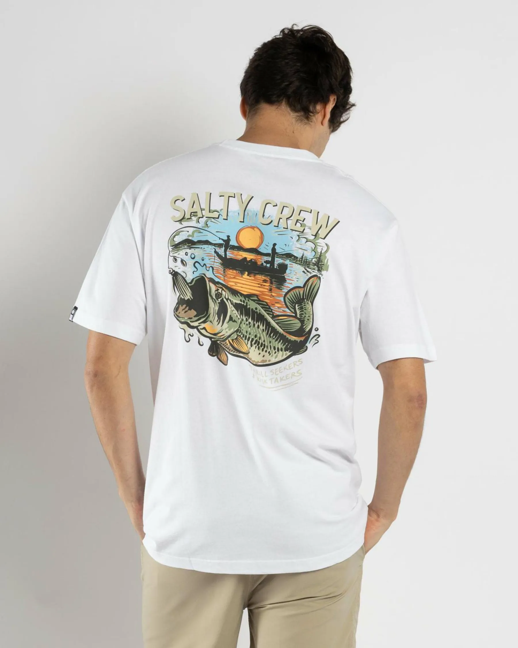 Tops & T-Shirts*Salty Crew Striker Standard T-Shirt White