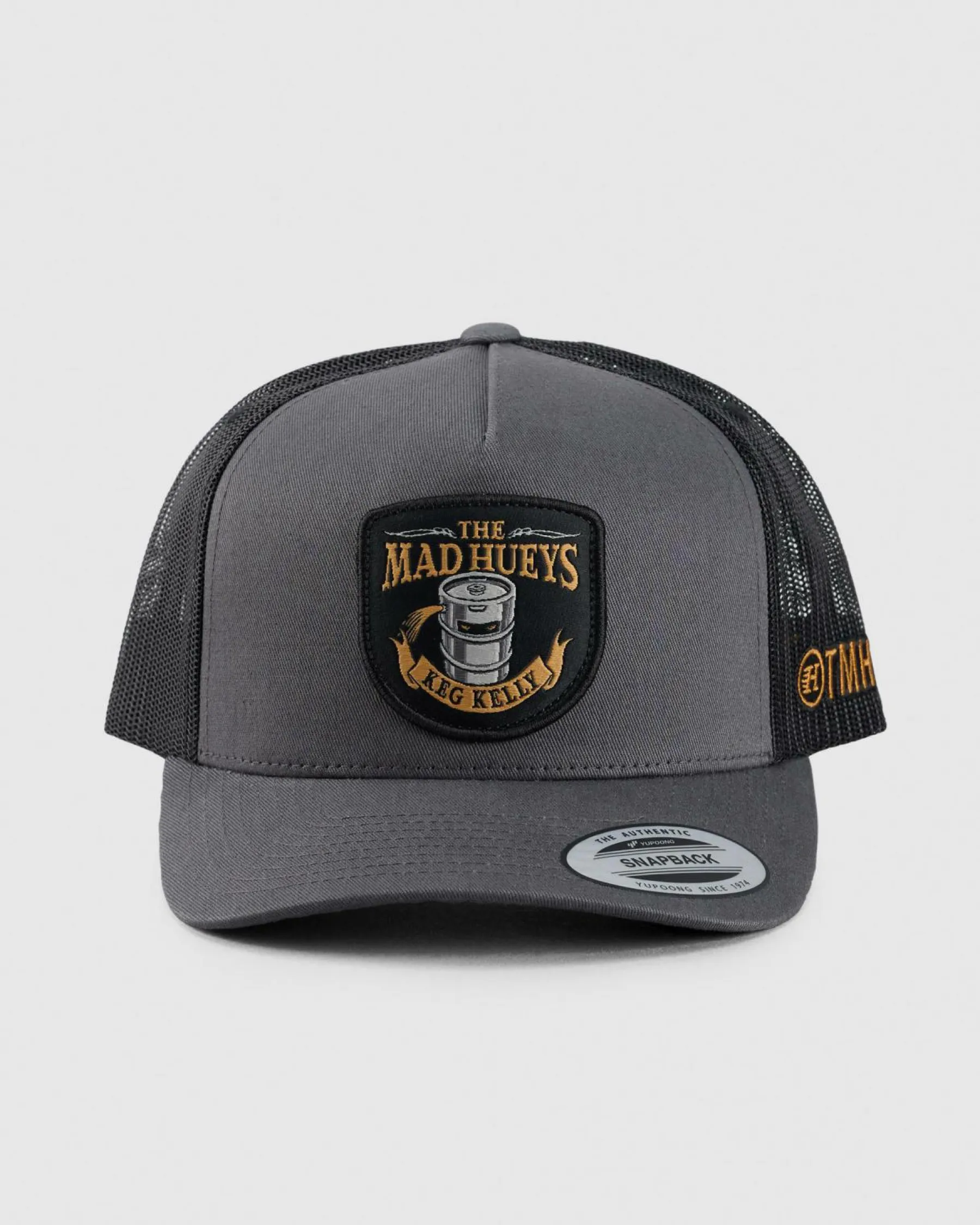 Headwear*The Mad Hueys Such Is Beer Trucker Cap Charcoal