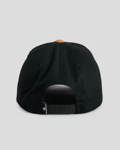 Headwear*The Mad Hueys Suede Hueys Snapback Cap Black