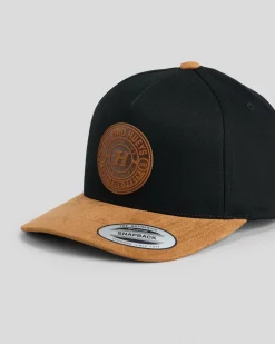 Headwear*The Mad Hueys Suede Hueys Snapback Cap Black