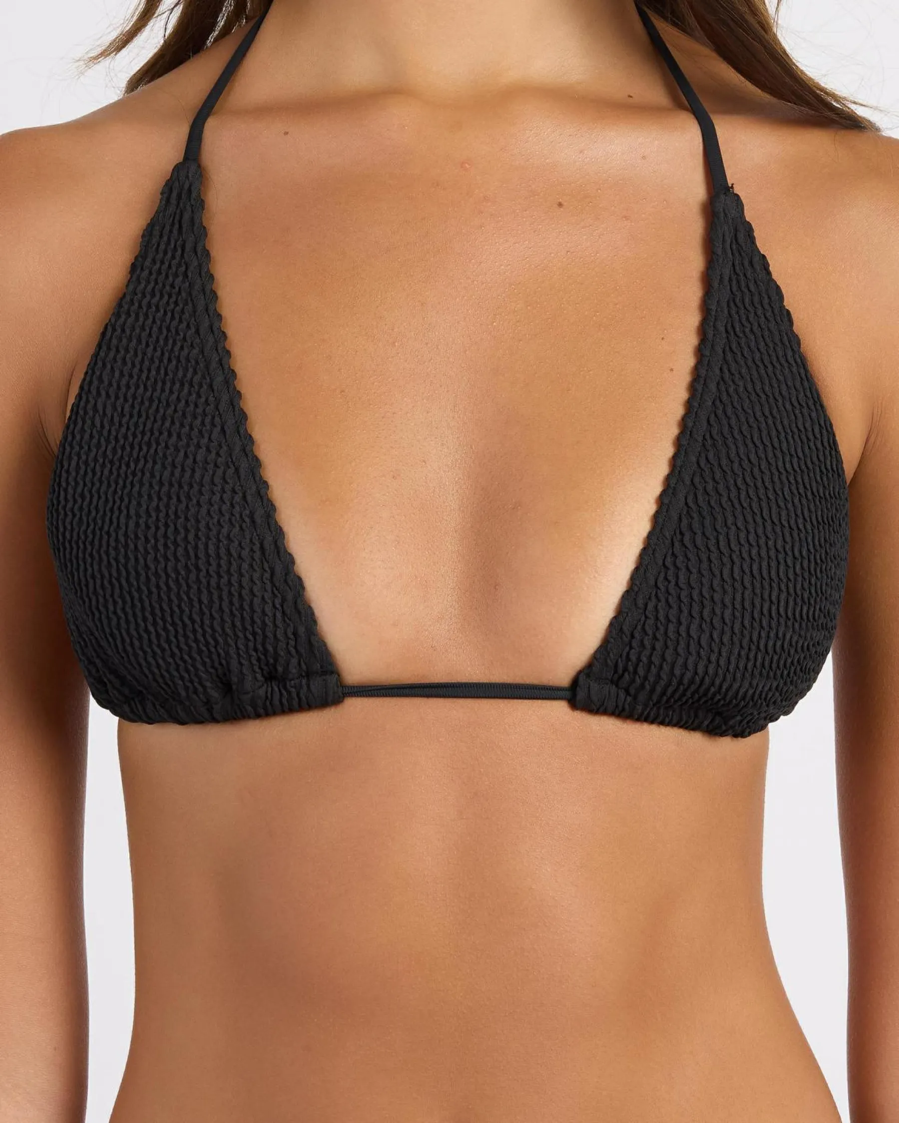 Bikinis*Billabong Summer High Remi Triangle Bikini Top Black Sands