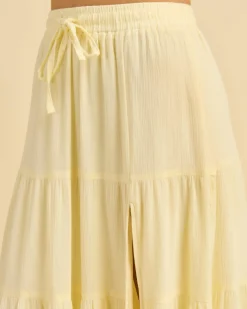 Bottoms*Mooloola Sundown Maxi Skirt Butter