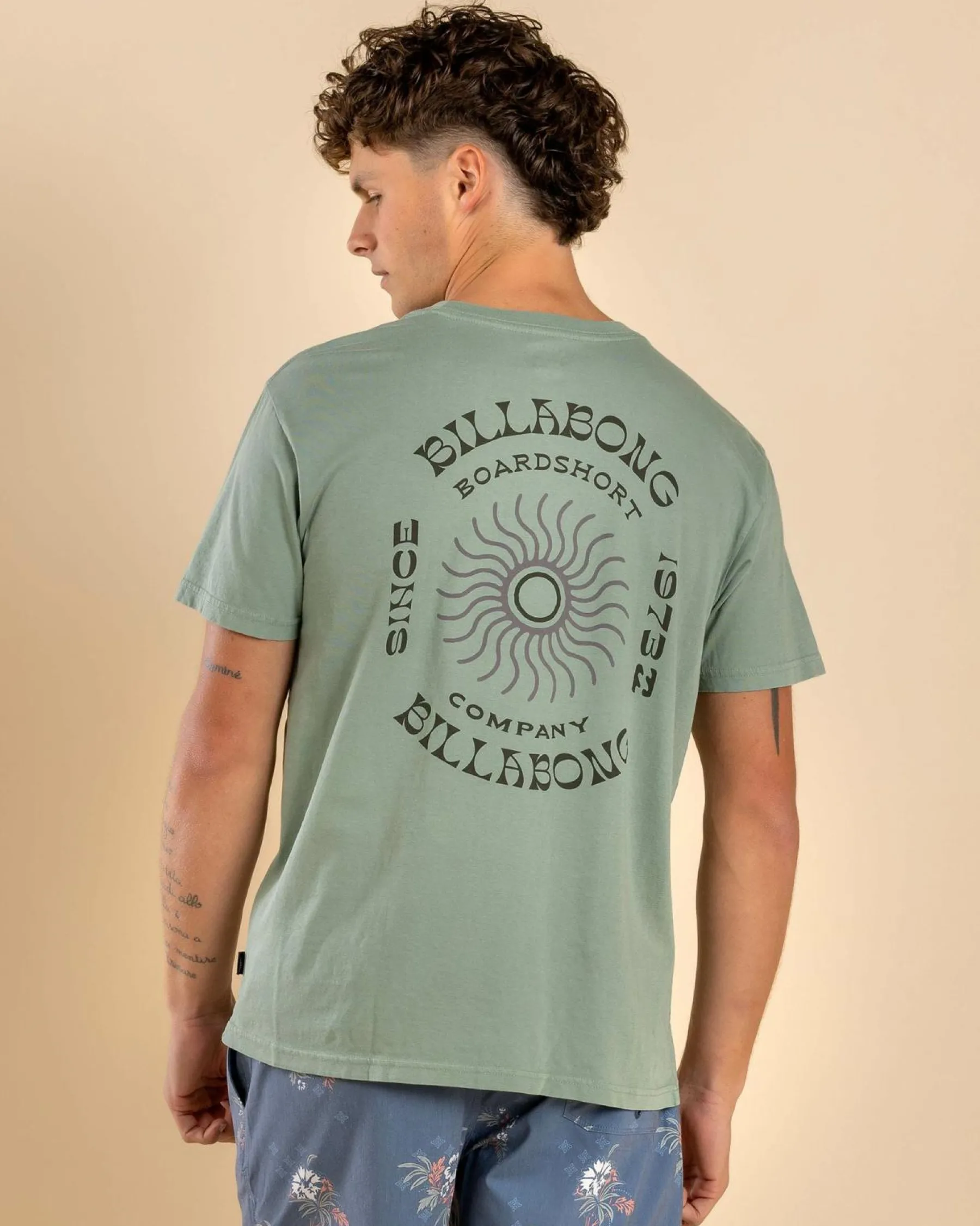 Tops & T-Shirts*Billabong Sunrise Premium T-Shirt Mineral Blue