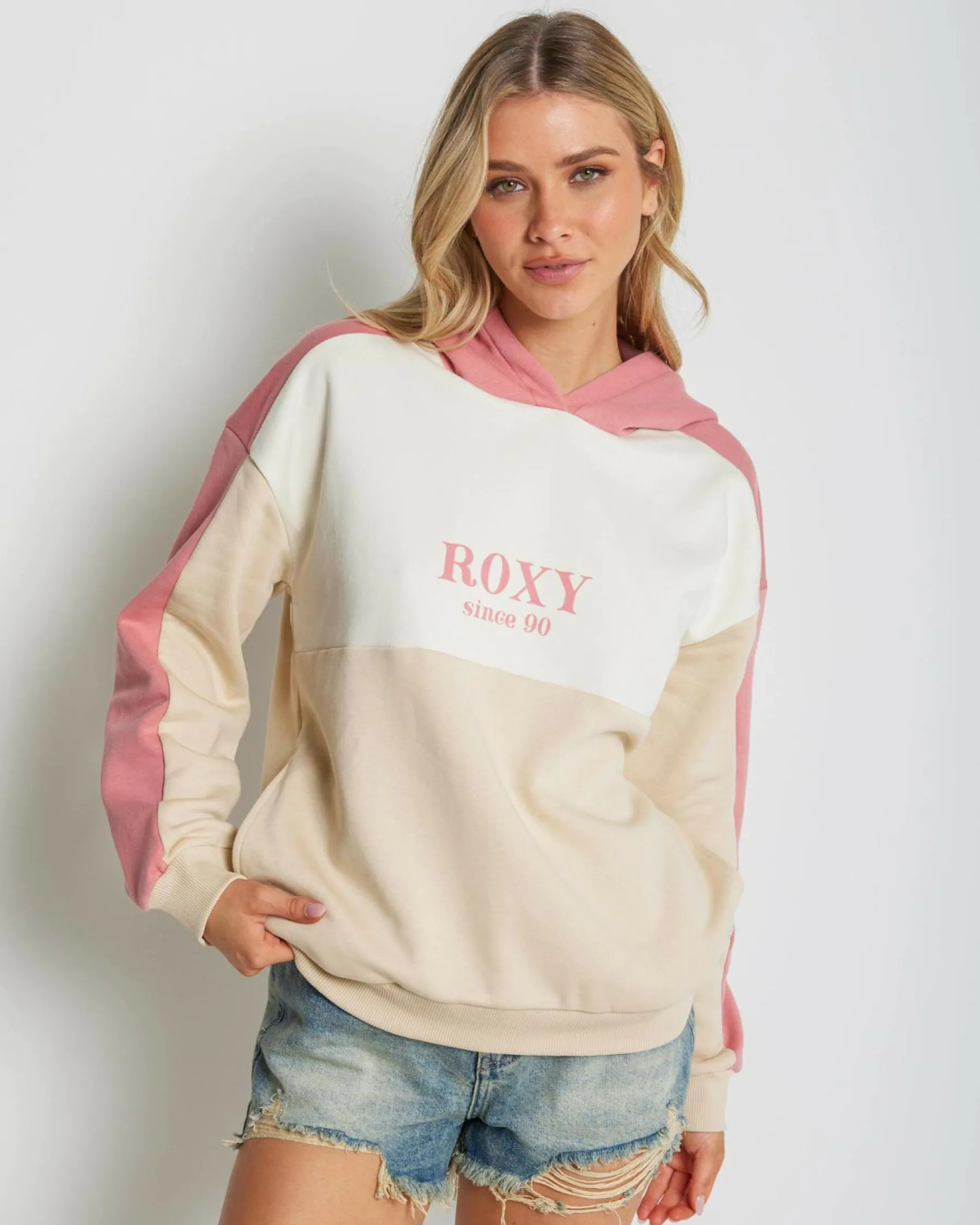 Jumpers & Hoodies*Roxy Sunset Waves Hoodie Brazilian Sand