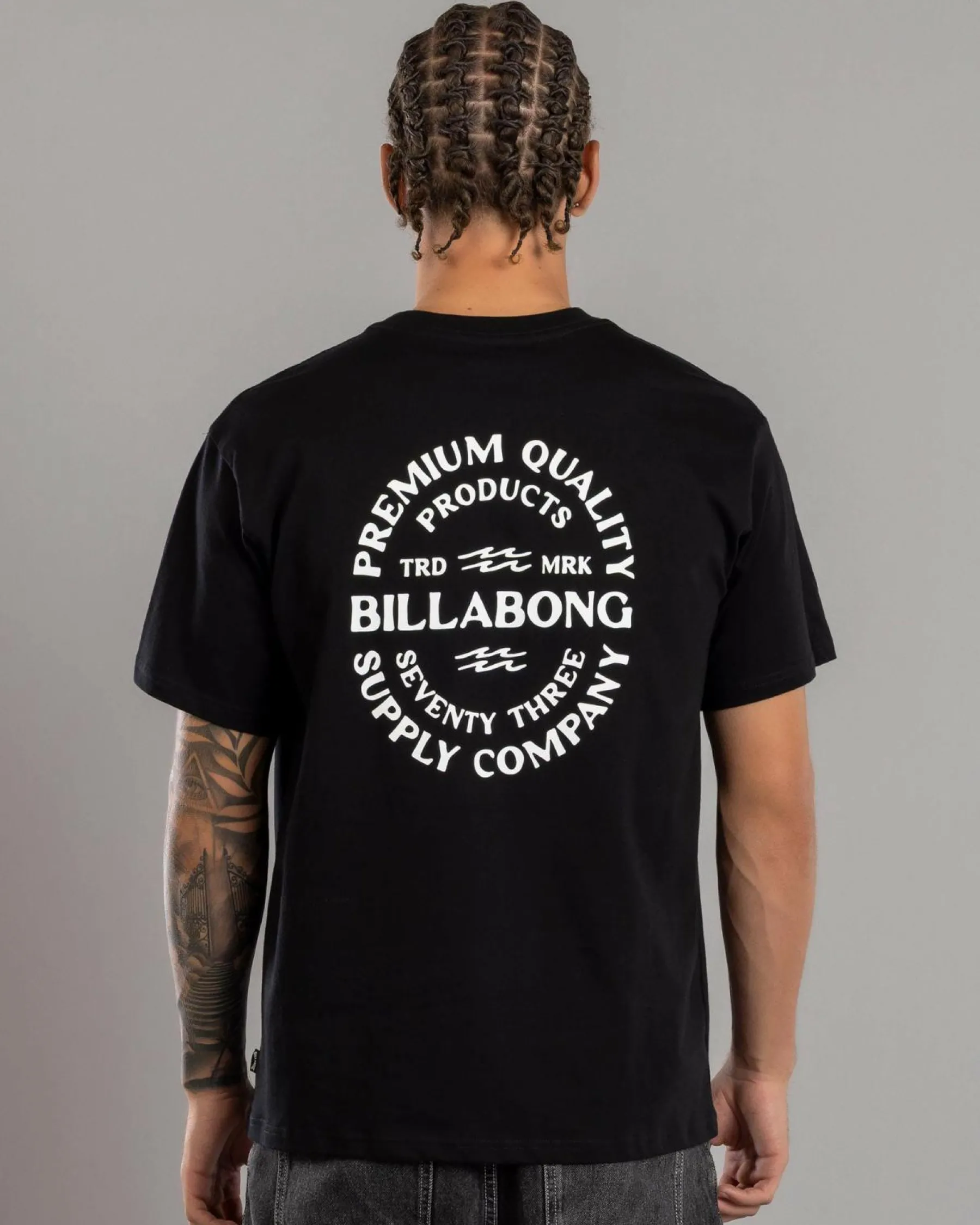 Tops & T-Shirts*Billabong Supply T-Shirt Black