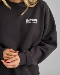 Discount Surf Puff Heritage Crewneck Sweatshirt Women Jumpers & Hoodies