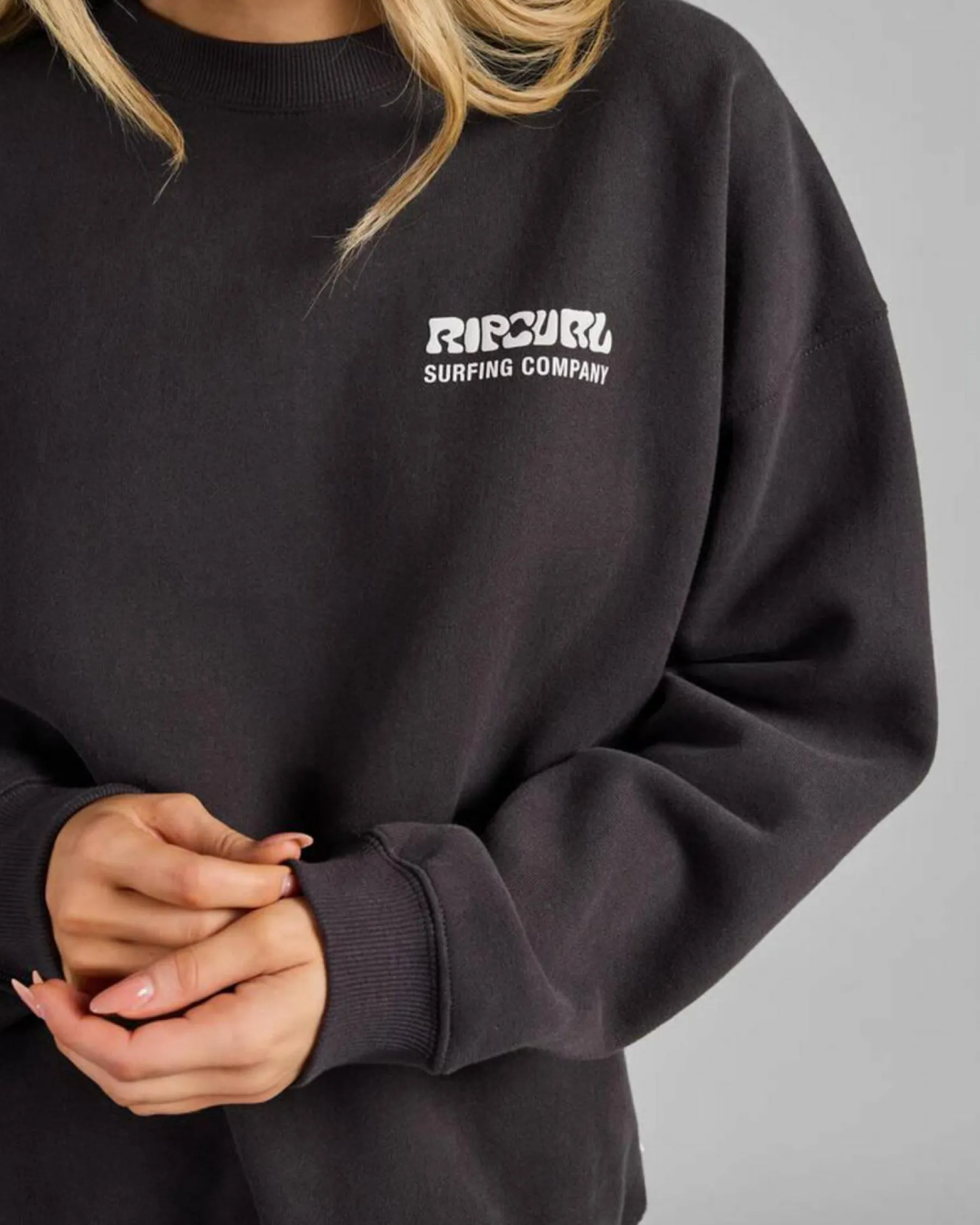 Discount Surf Puff Heritage Crewneck Sweatshirt Women Jumpers & Hoodies
