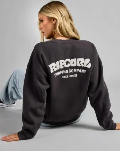 Discount Surf Puff Heritage Crewneck Sweatshirt Women Jumpers & Hoodies