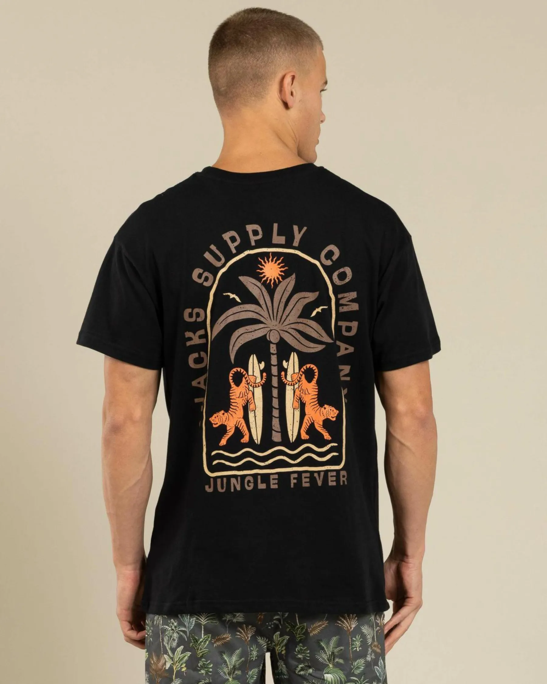 Tops & T-Shirts*Jacks Surfline T-Shirt Black