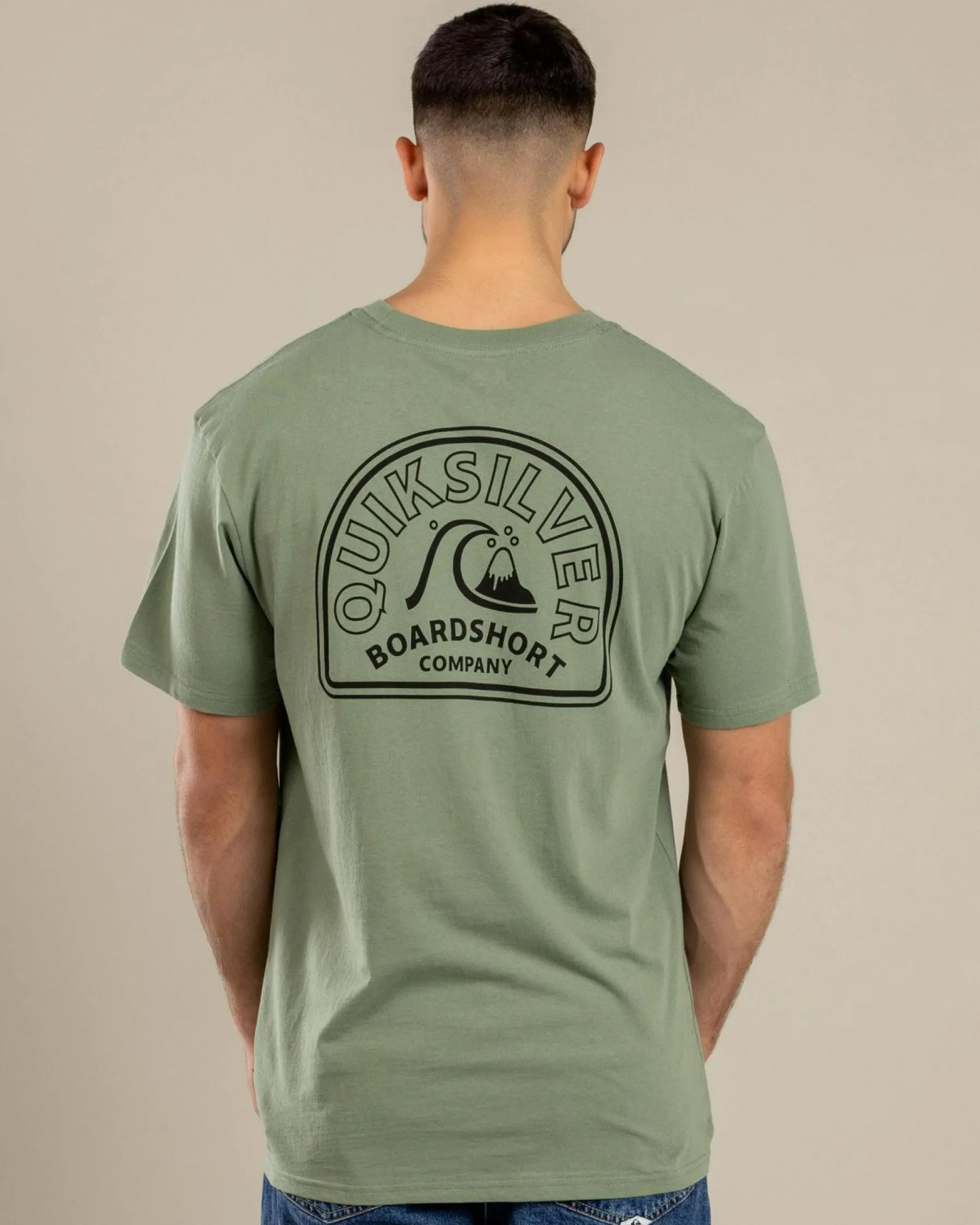 Tops & T-Shirts*Quiksilver Swell Lines T-Shirt Sea Spray