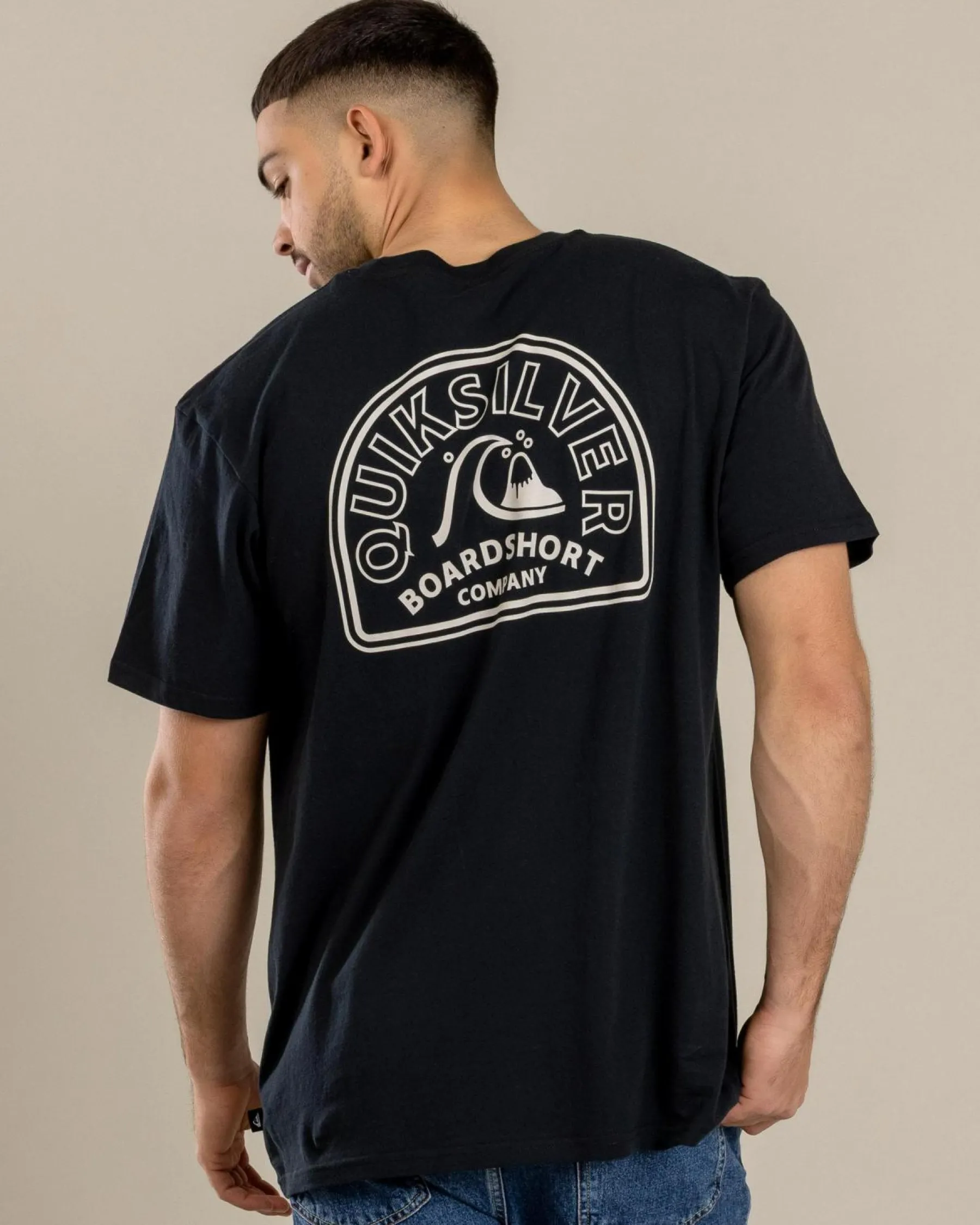 Tops & T-Shirts*Quiksilver Swell Lines T-Shirt Black