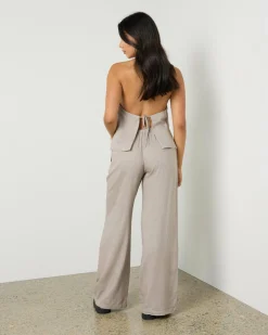 Symi Vanessa Pants Women Sets|Linen Blend