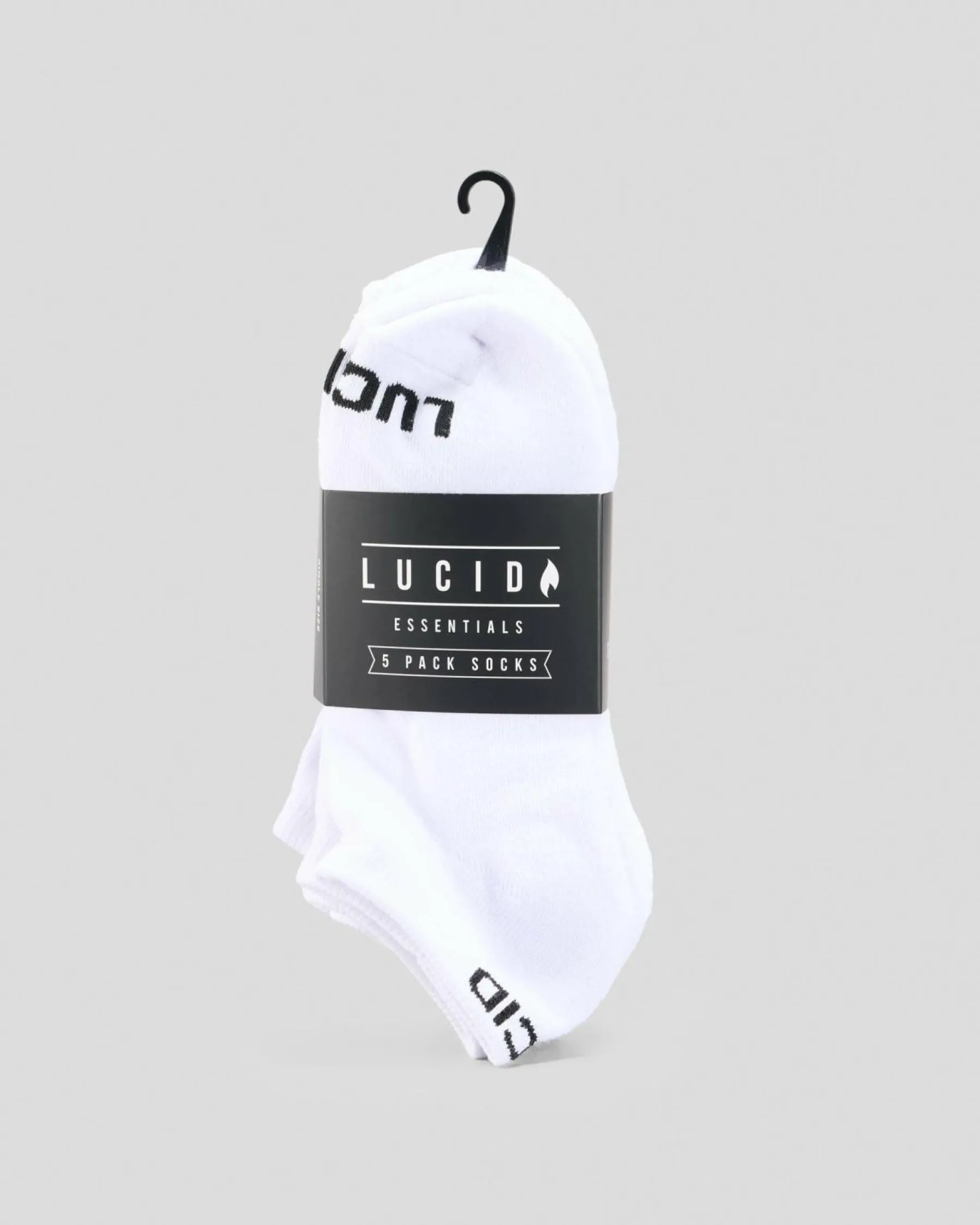 Socks*Lucid Tale Ankle Socks 5 Pack White
